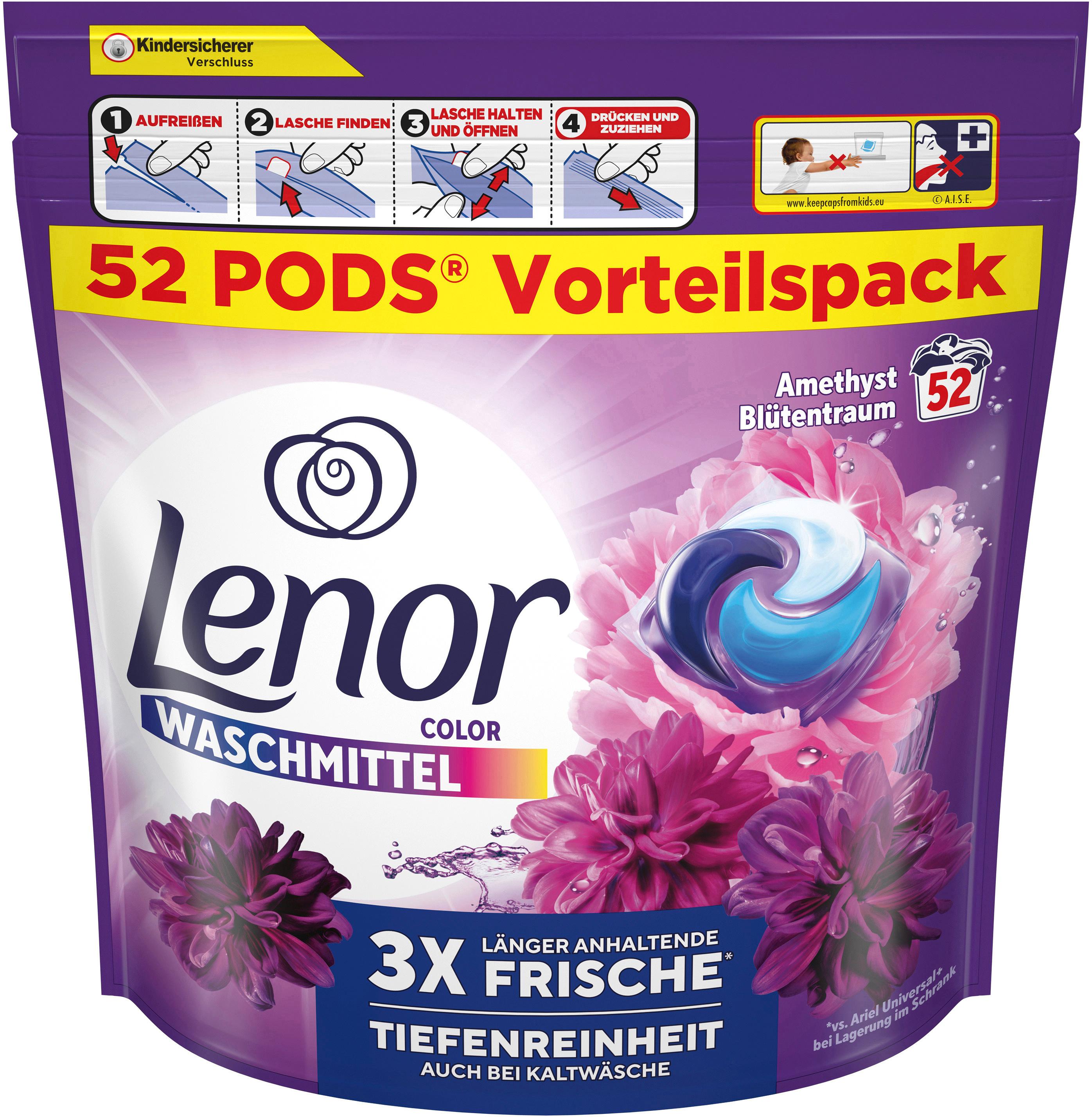 Lenor Color Waschmittel PODS Amethyst Blütentraum