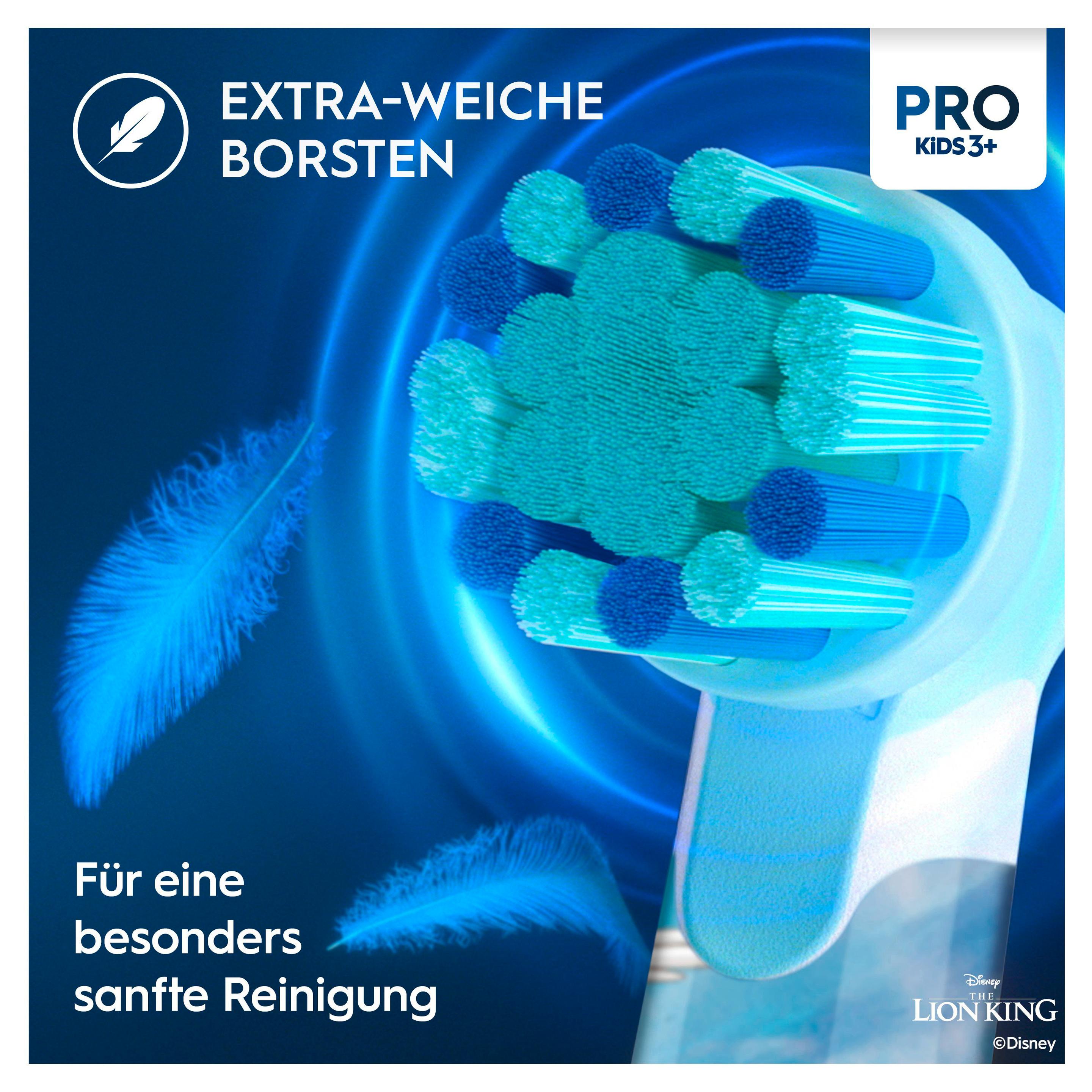 Produktbild Oral-B Pro Kids 3+ Aufsteckbürsten König der Löwen 4 von 7