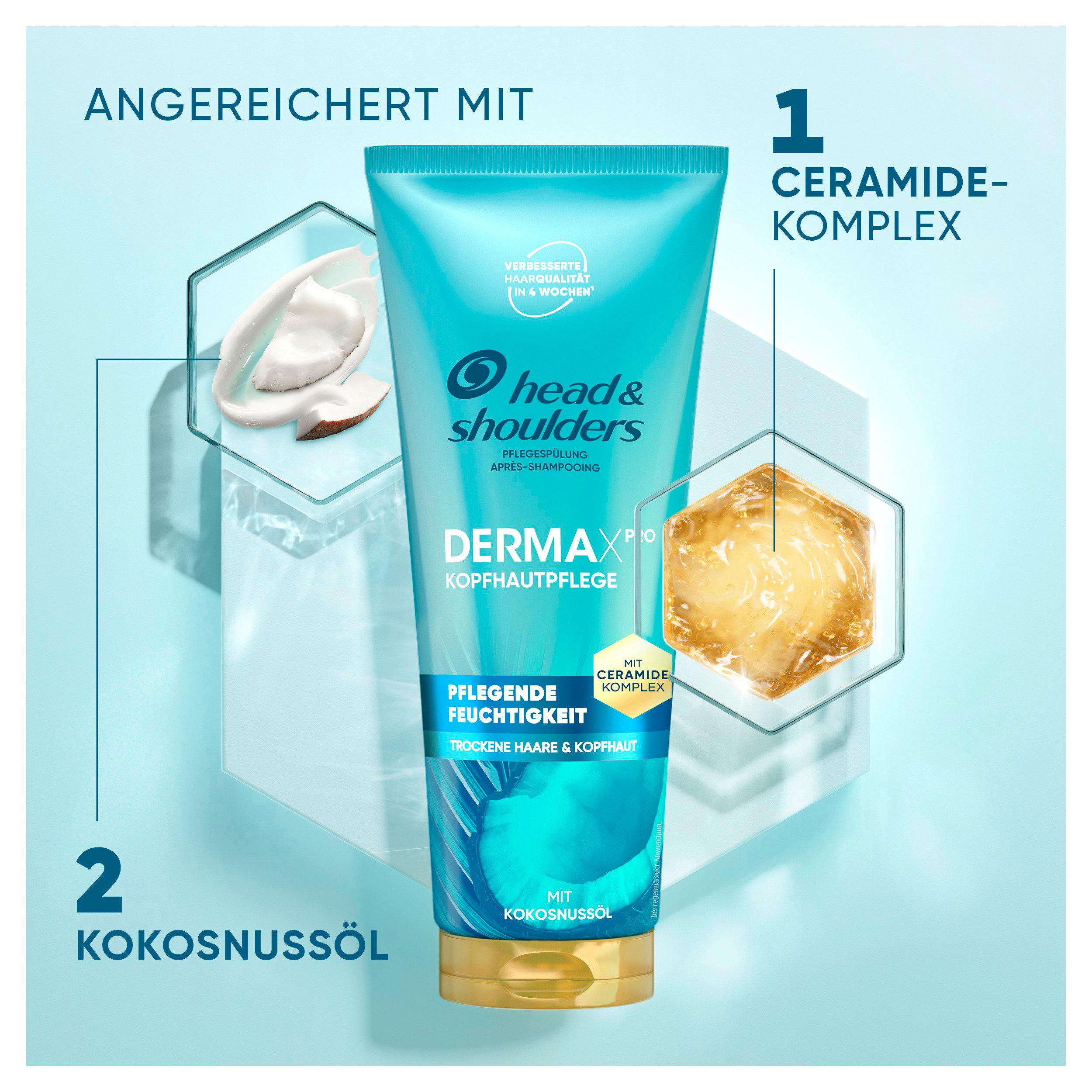 Produktbild head&shoulders Derma x Pro Spülung Hydra Pflege 4 von 8