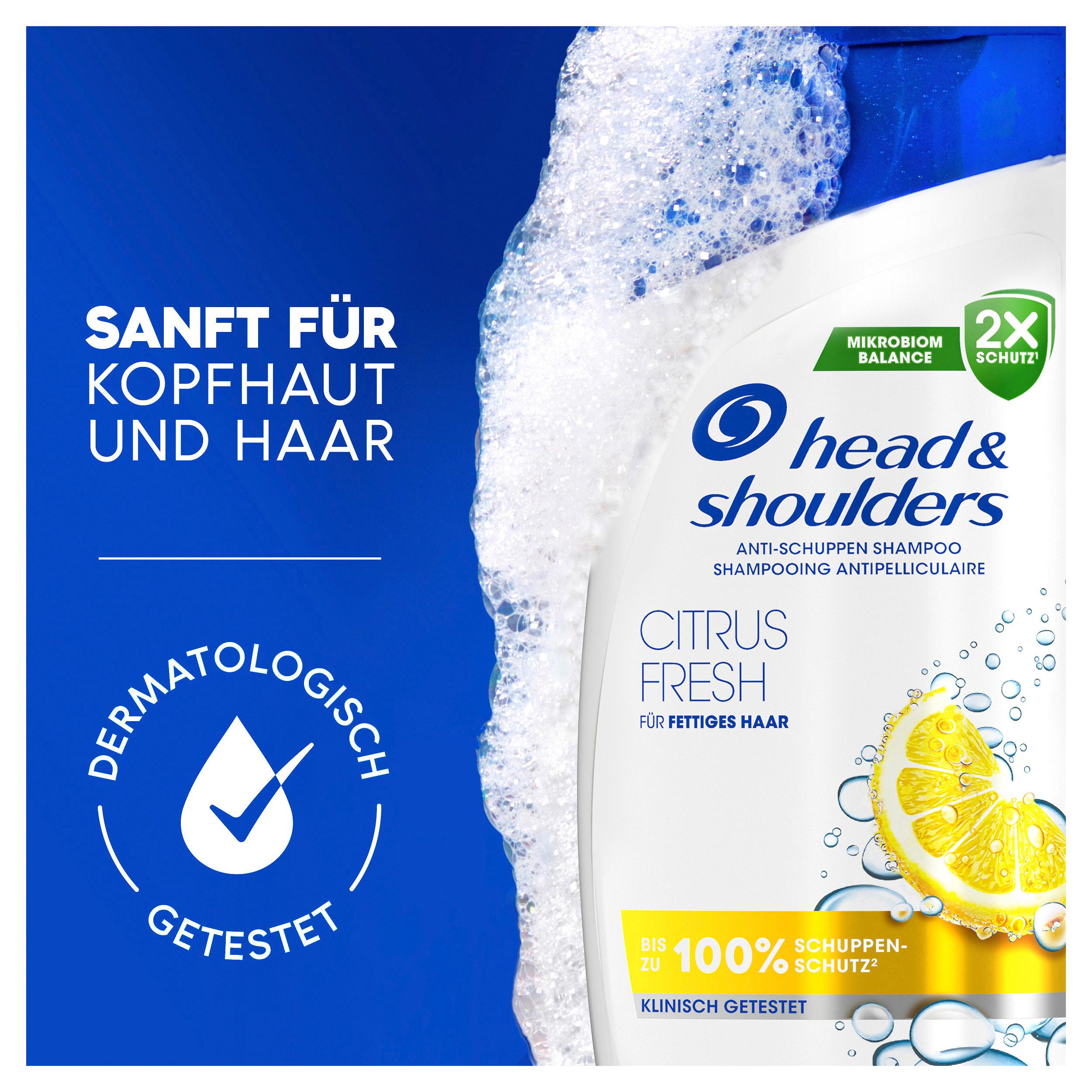 Produktbild head&shoulders Citrus Fresh Anti-Schuppen Shampoo 4 von 8