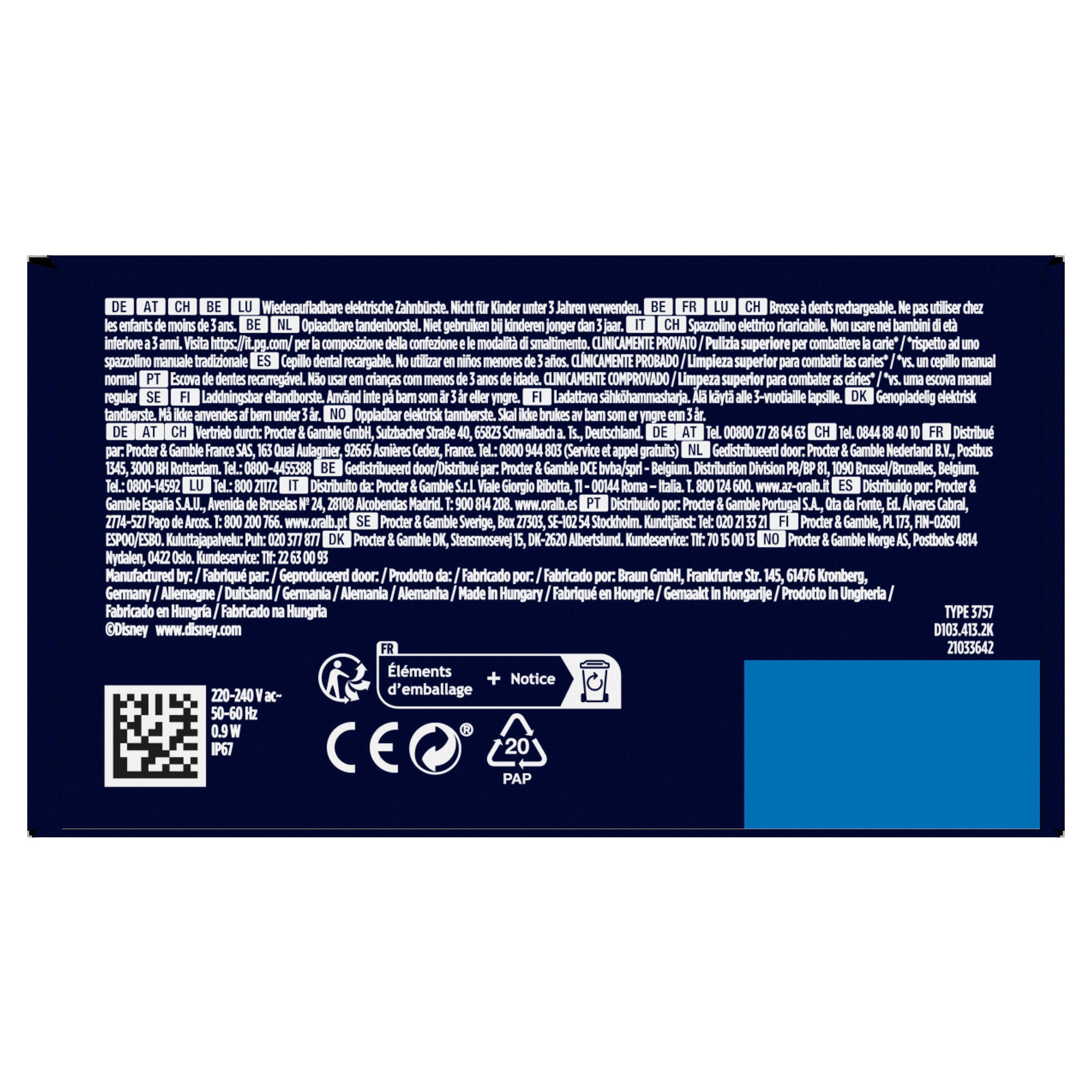 Produktbild Oral-B Pro Kids 3+ elektrische Zahnbürste König der Löwen 15 von 24