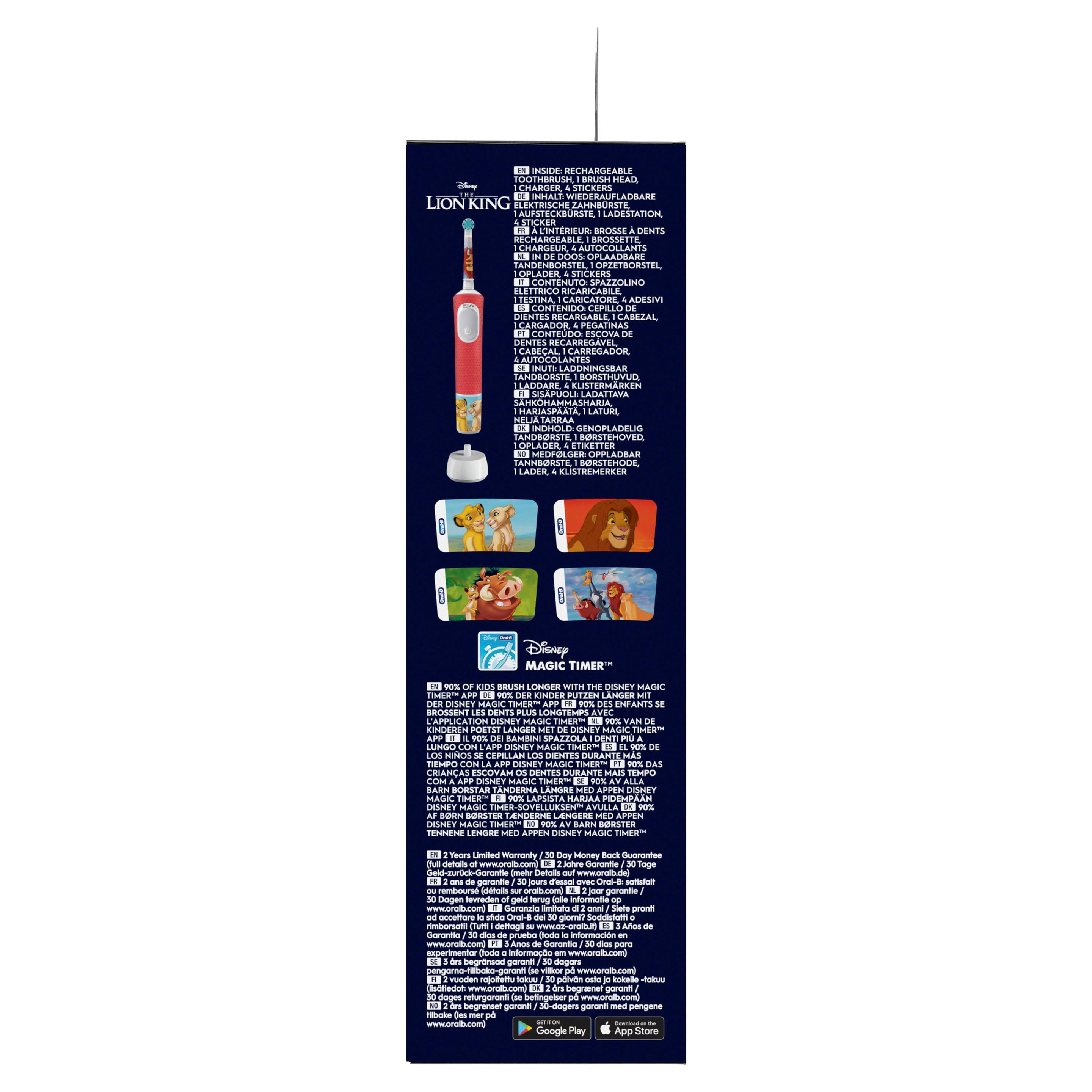 Produktbild Oral-B Pro Kids 3+ elektrische Zahnbürste König der Löwen 17 von 24