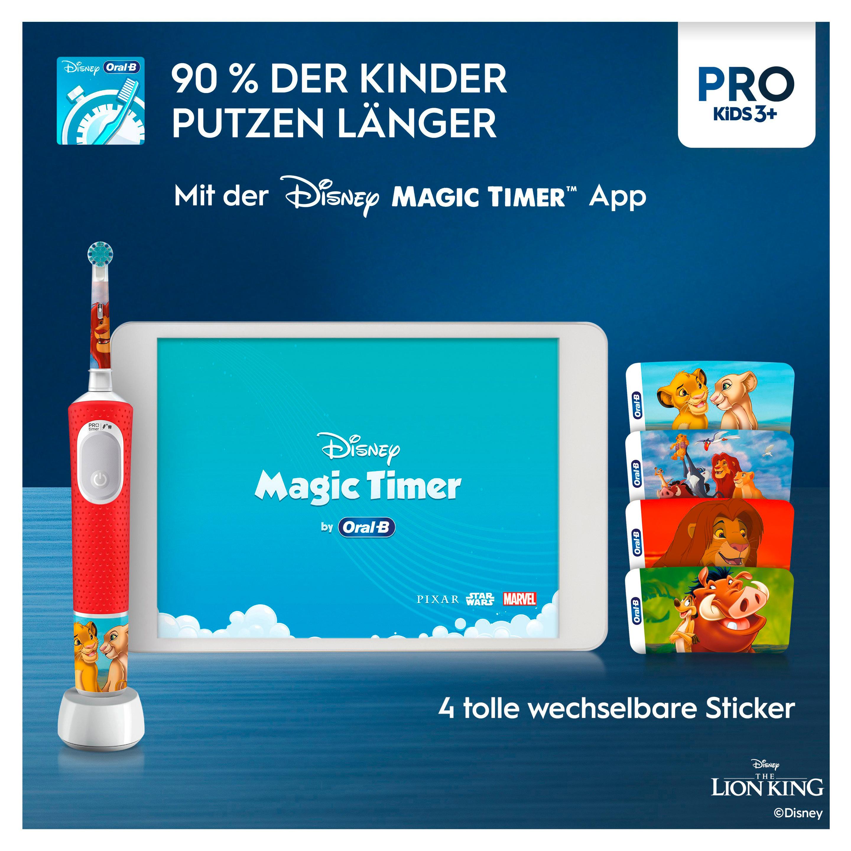 Produktbild Oral-B Pro Kids 3+ elektrische Zahnbürste König der Löwen 4 von 24