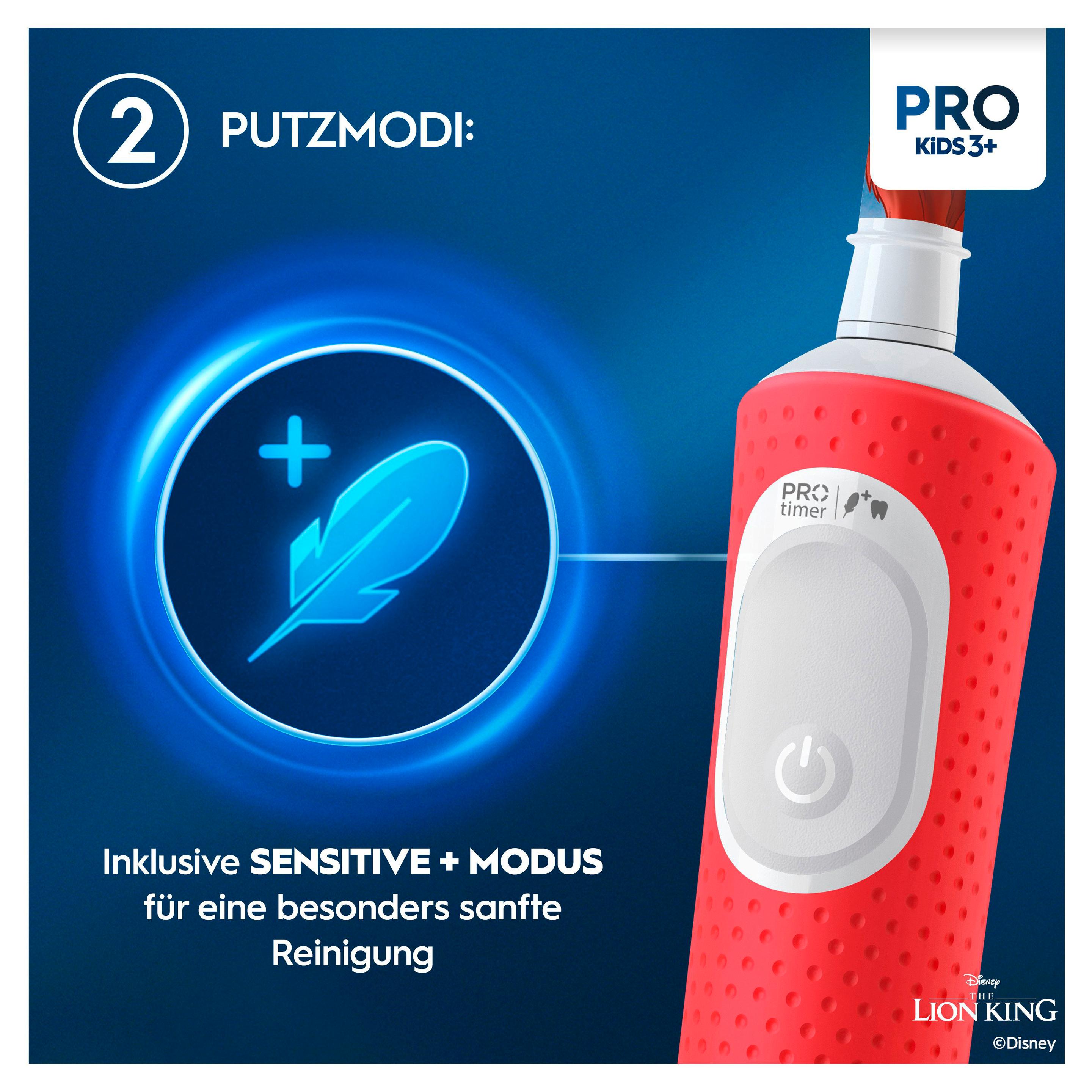 Produktbild Oral-B Pro Kids 3+ elektrische Zahnbürste König der Löwen 6 von 24