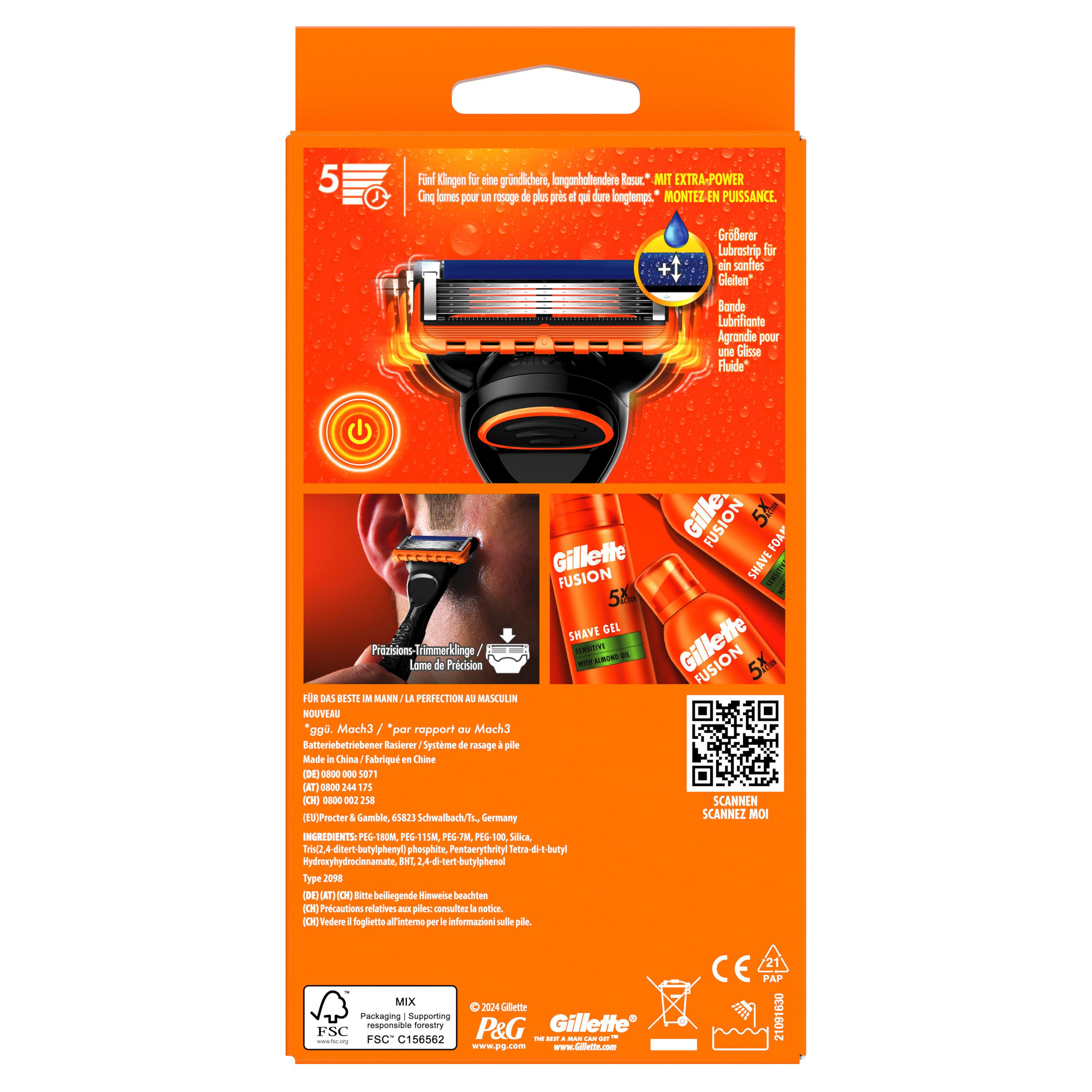 Produktbild Gillette Rasierer Fusion5 Power 2 von 12