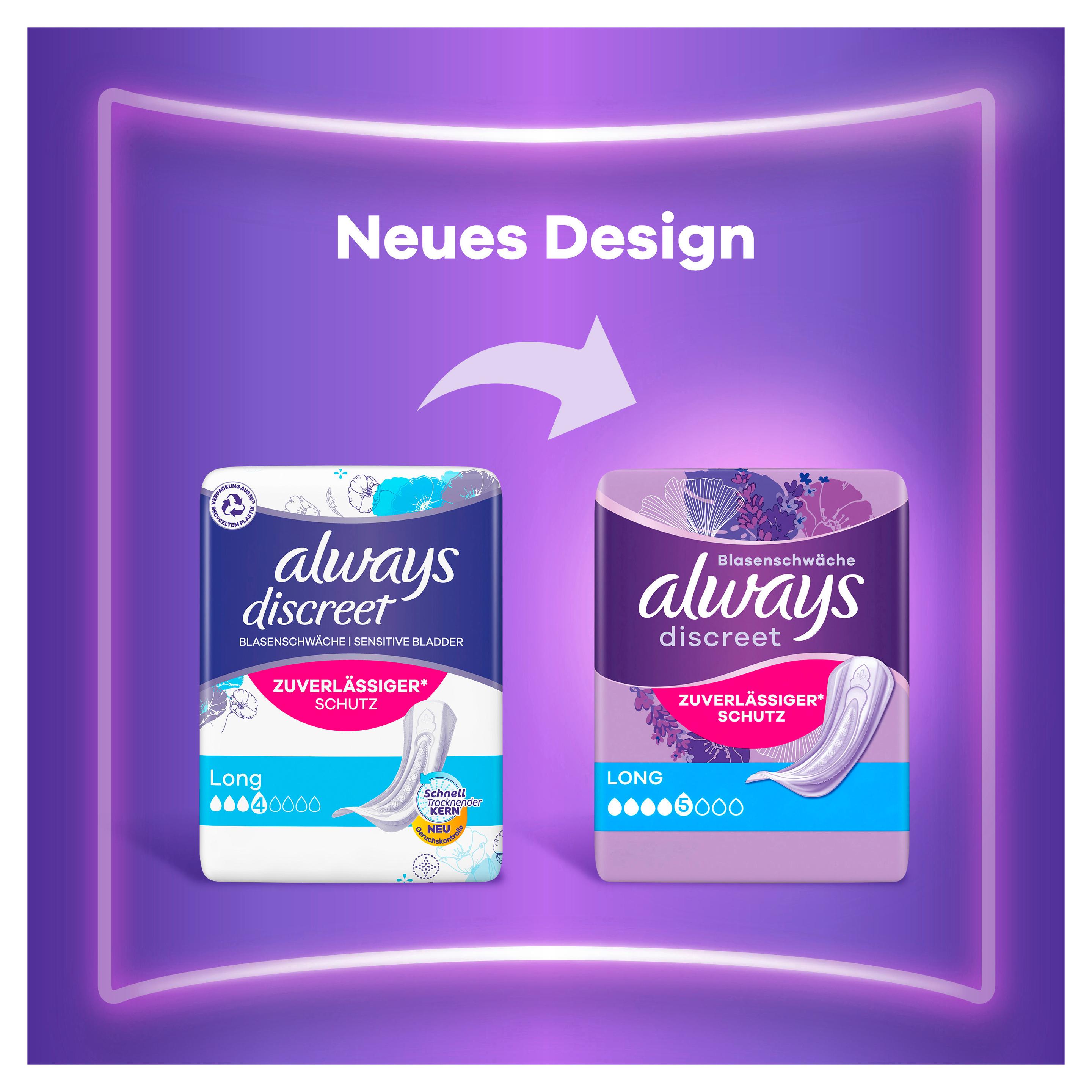 Produktbild Always Discreet Inkontinenz Einlagen Long 7 von 9