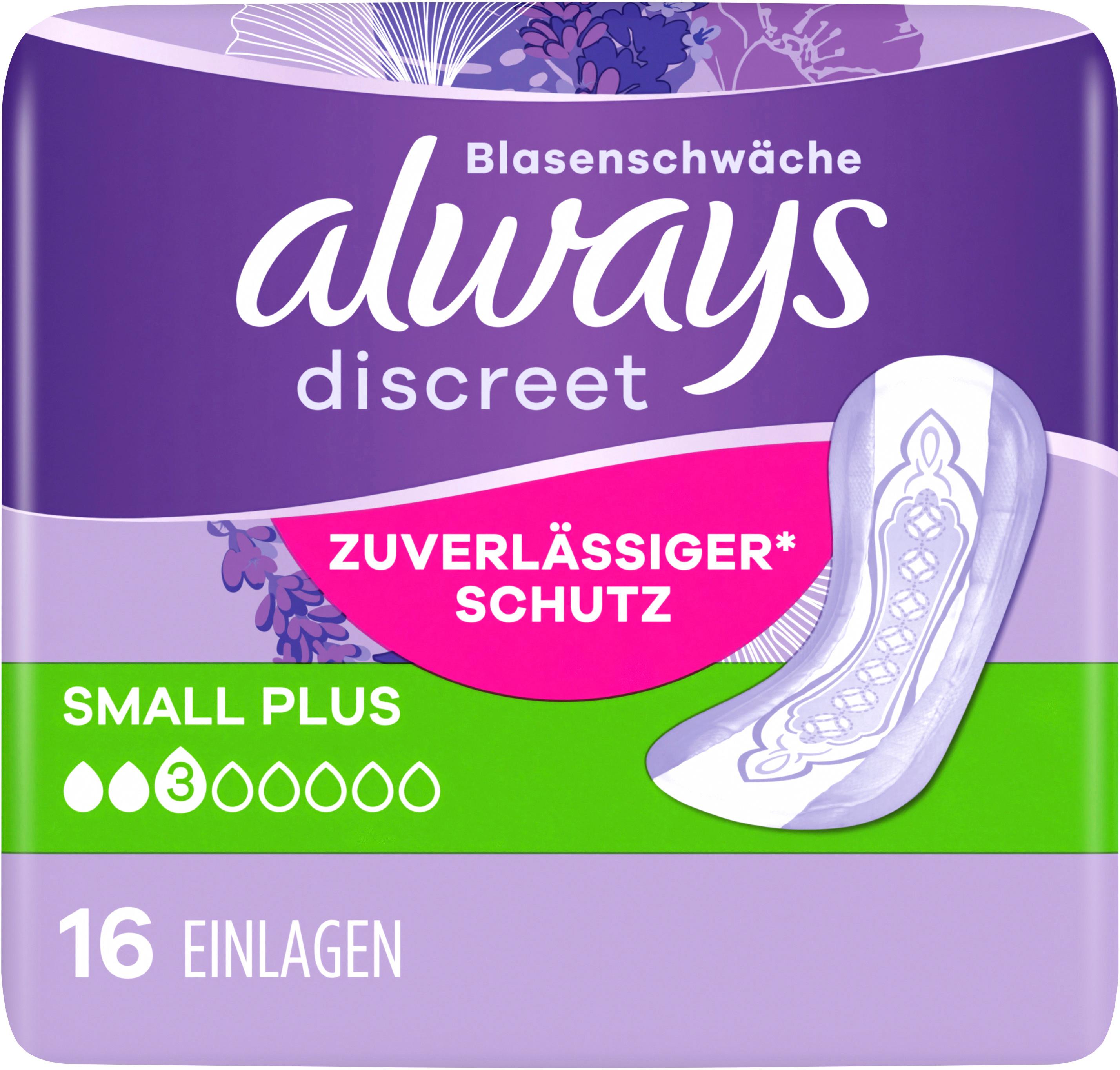 Produktbild Always Discreet Inkontinenz Small Plus 2 von 10