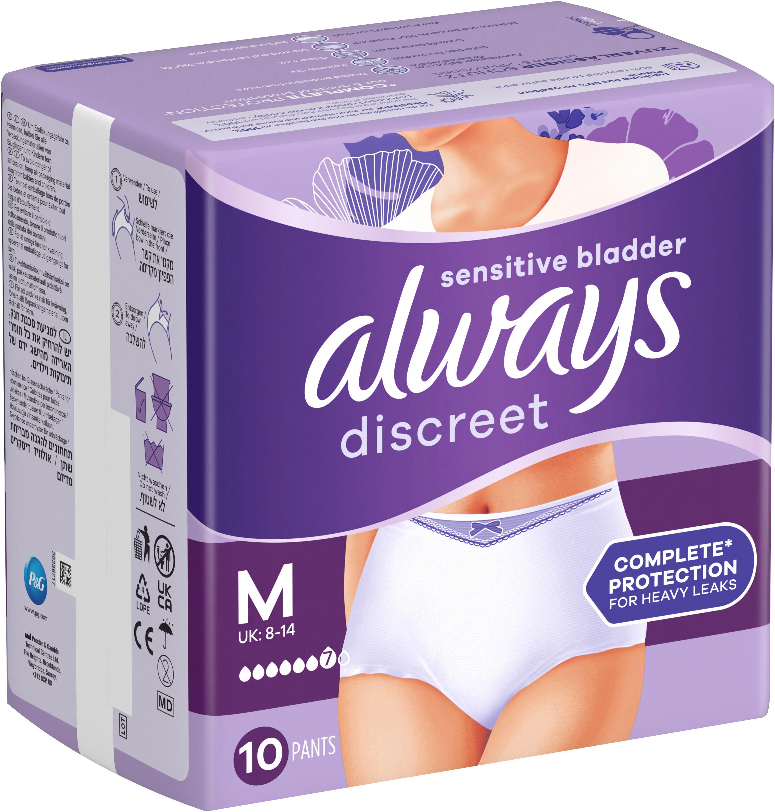 Produktbild always discreet Inkontinenz Pants Plus M 2 von 10