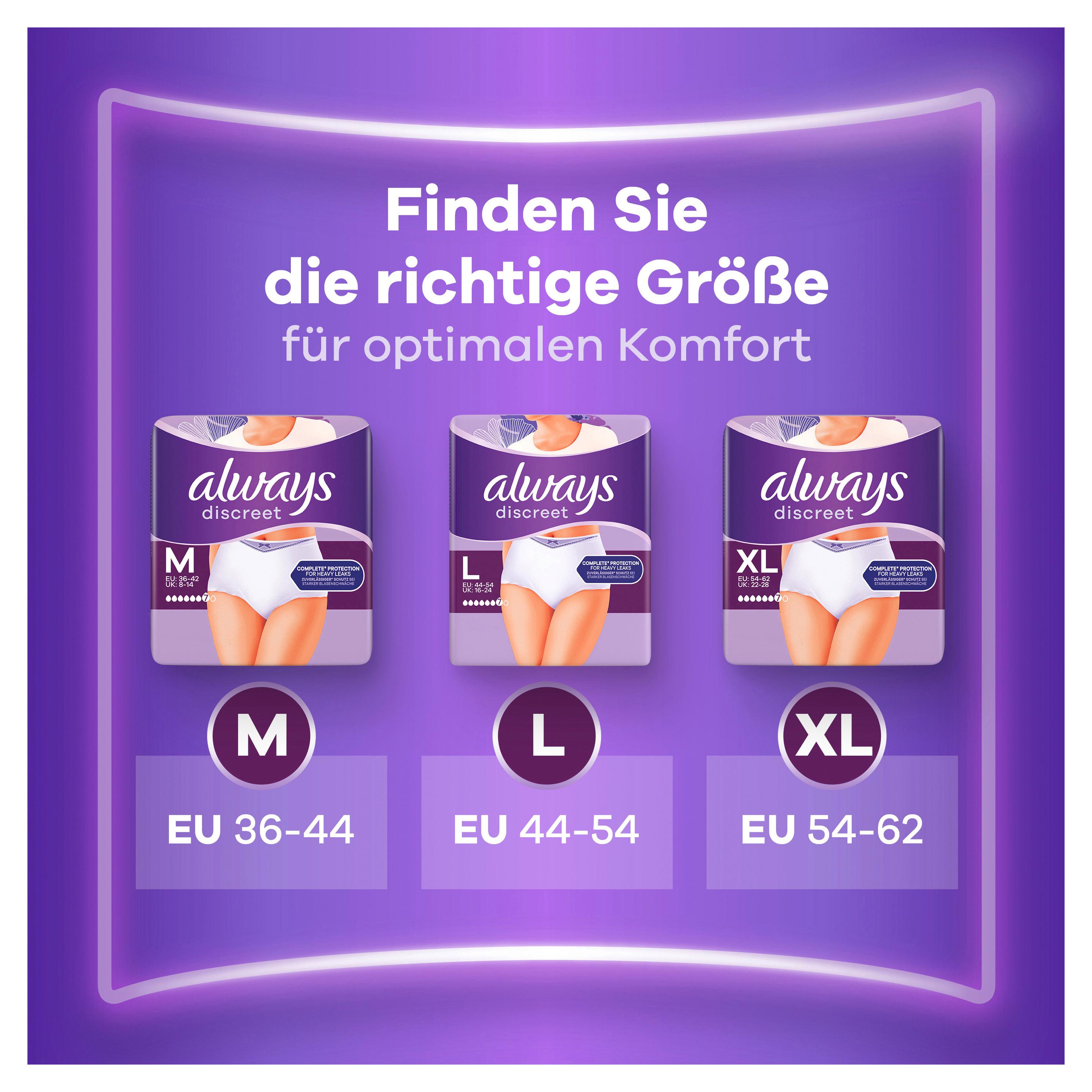 Produktbild always discreet Inkontinenz Pants Plus M 7 von 10