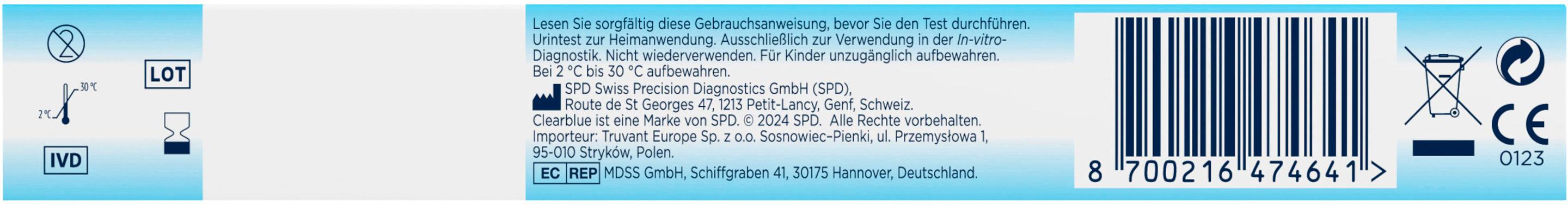 Produktbild Clearblue Schwangerschaftstest Double-Check 18 von 33