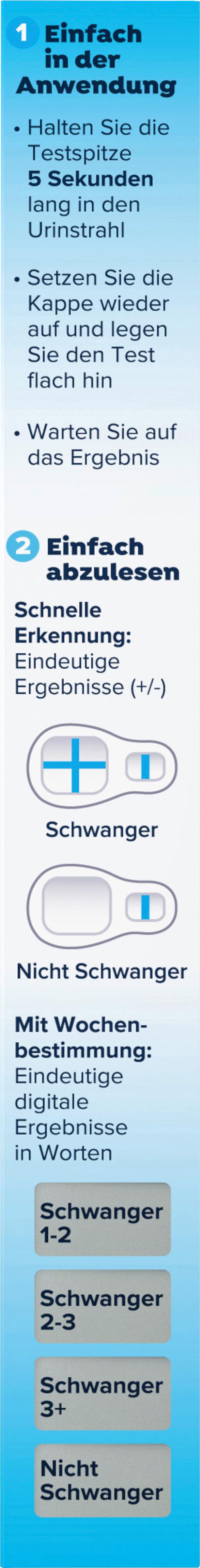 Produktbild Clearblue Schwangerschaftstest Double-Check 9 von 33