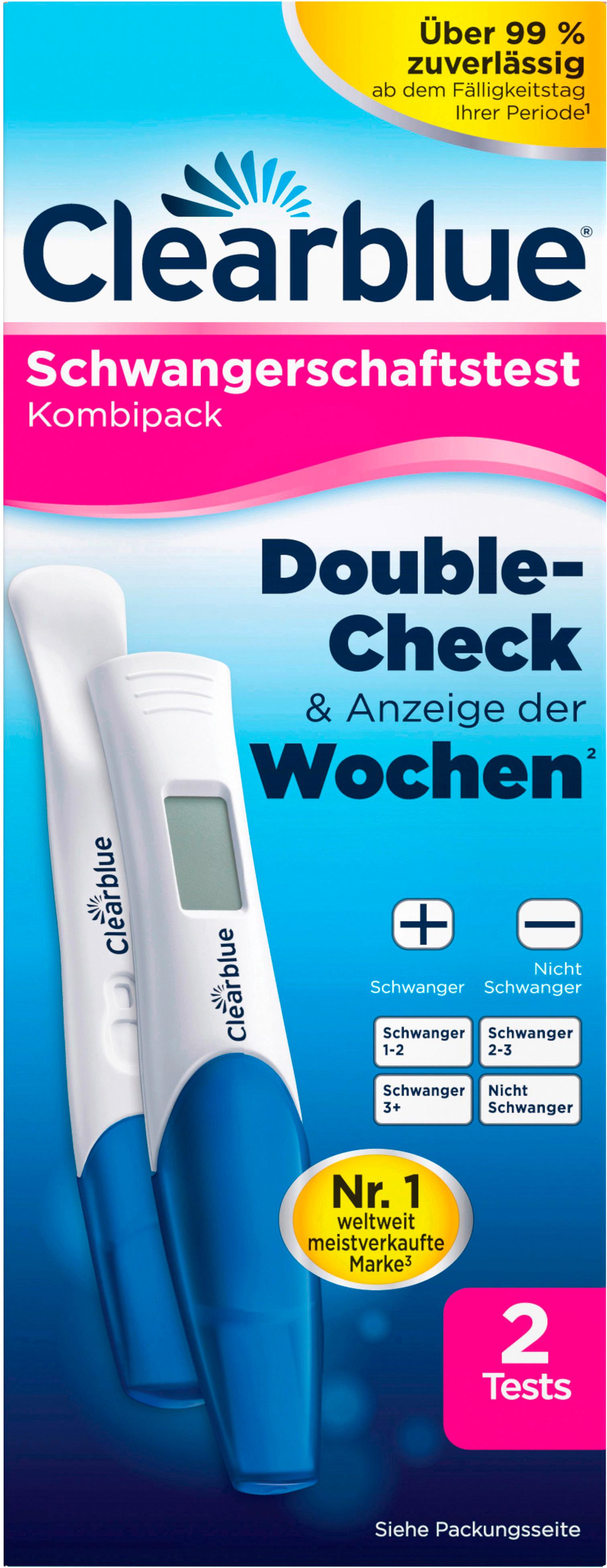Produktbild Clearblue Schwangerschaftstest Double-Check 3 von 33
