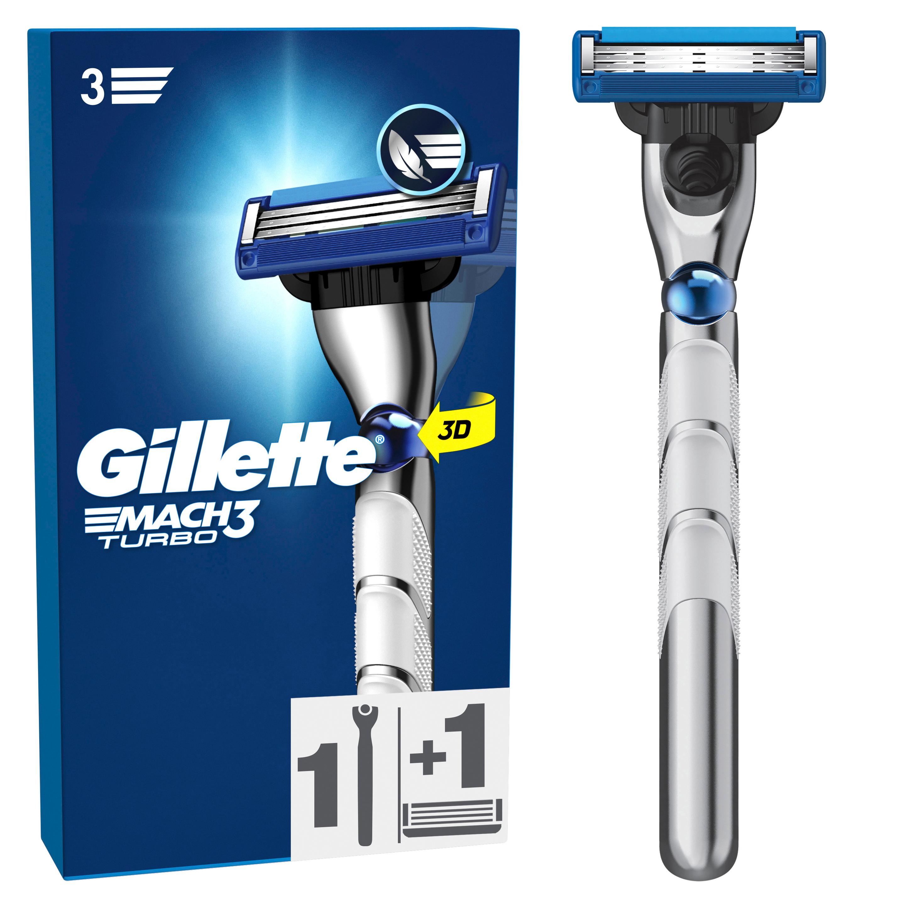 Gillette MACH3 Rasierer Turbo 3D