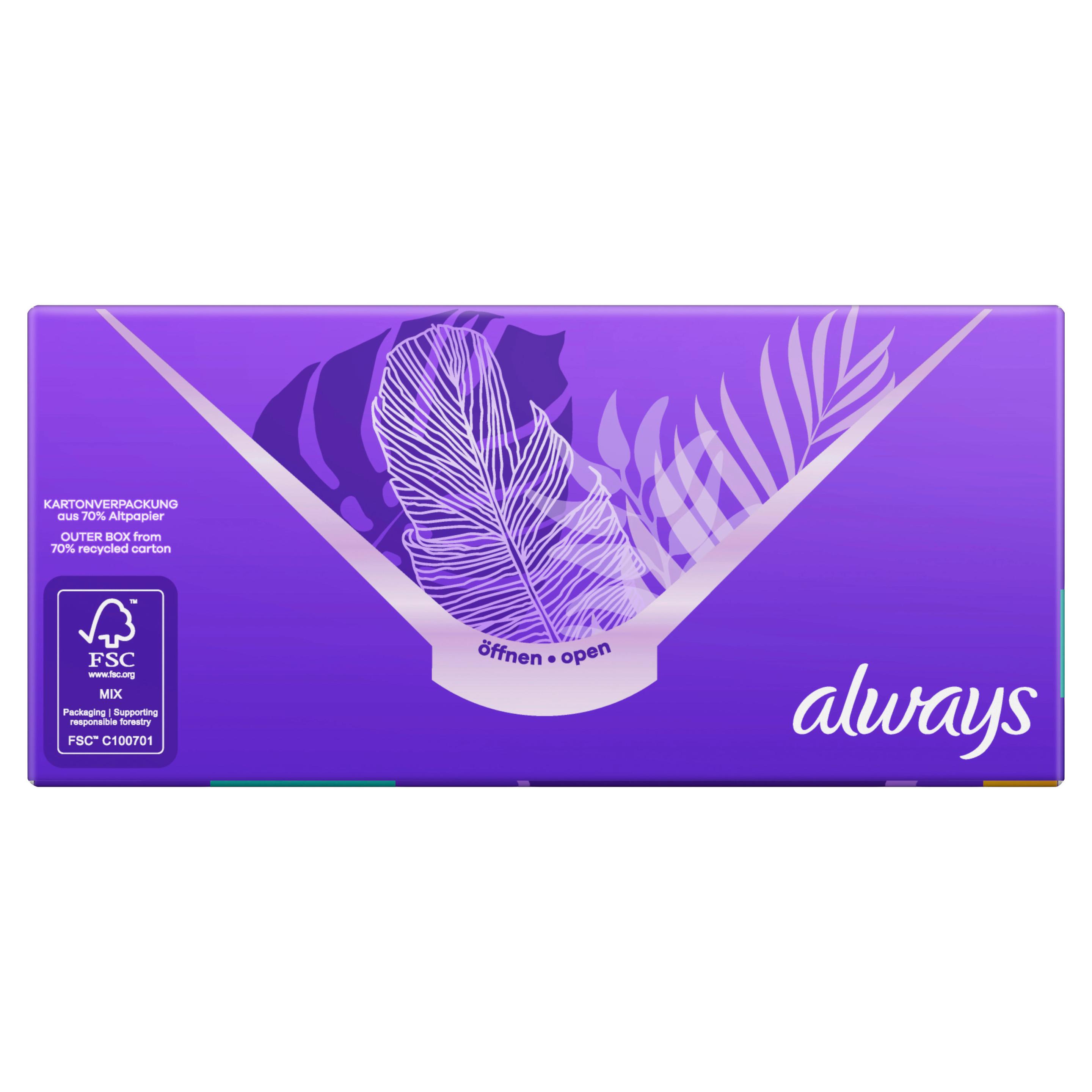 Produktbild always Slipeinlagen Daily Fresh Normal pflanzenbasiert 7 von 13