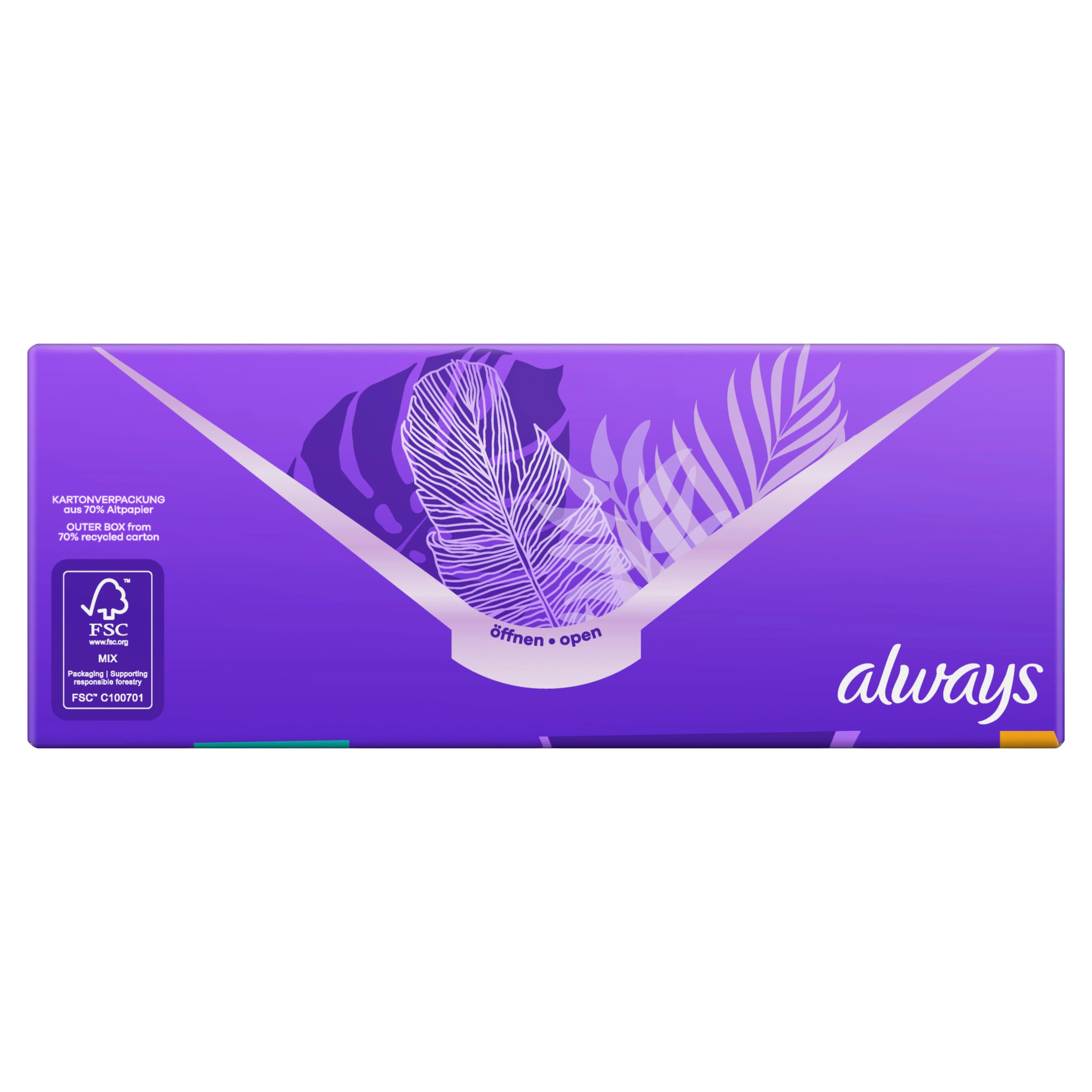 Produktbild always Slipeinlagen Daily Fresh Long pflanzenbasiert 6 von 7