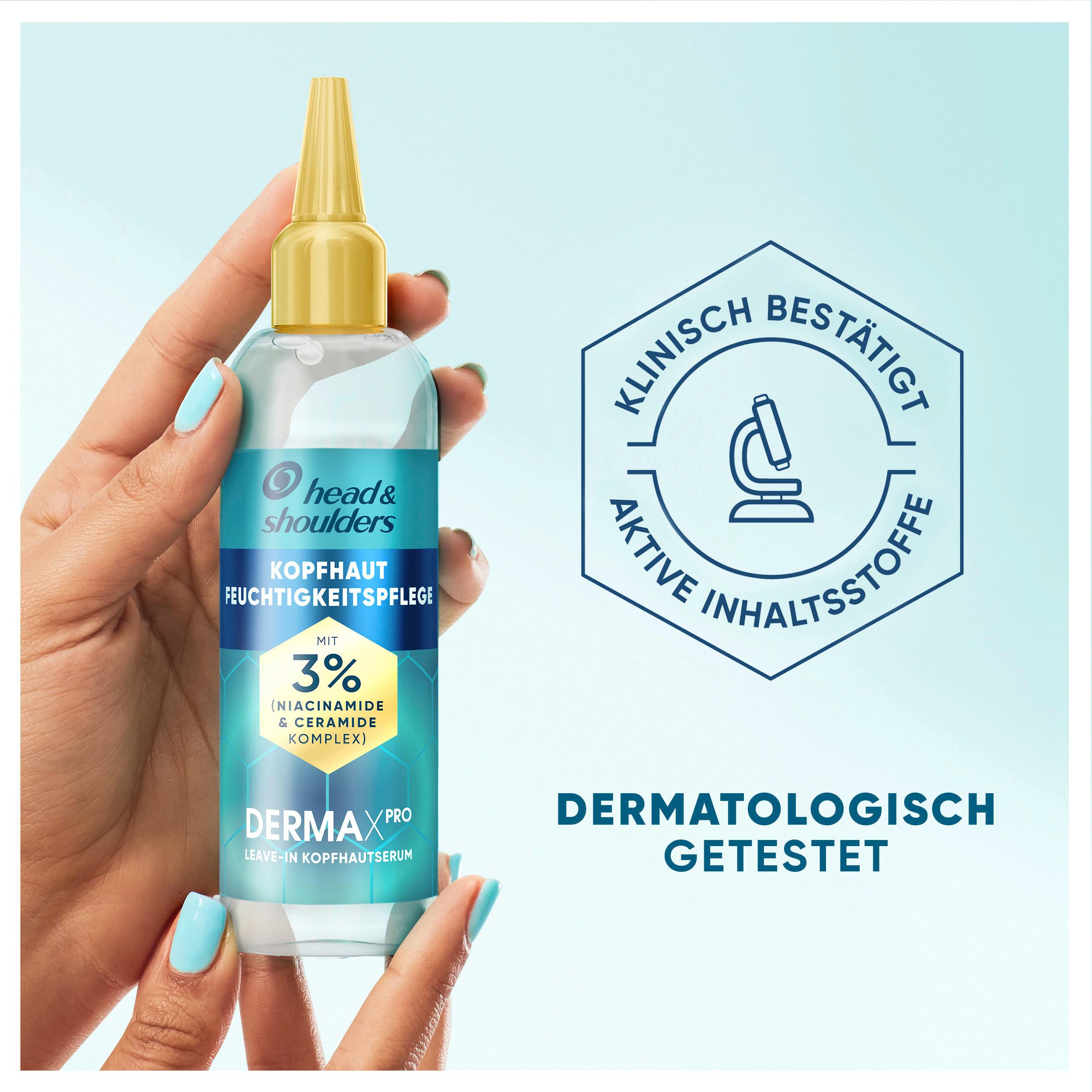 Produktbild head&shoulders Derma x Pro Leave-In Serum Kopfhaut-Feuchtigkeitspflege 4 von 8