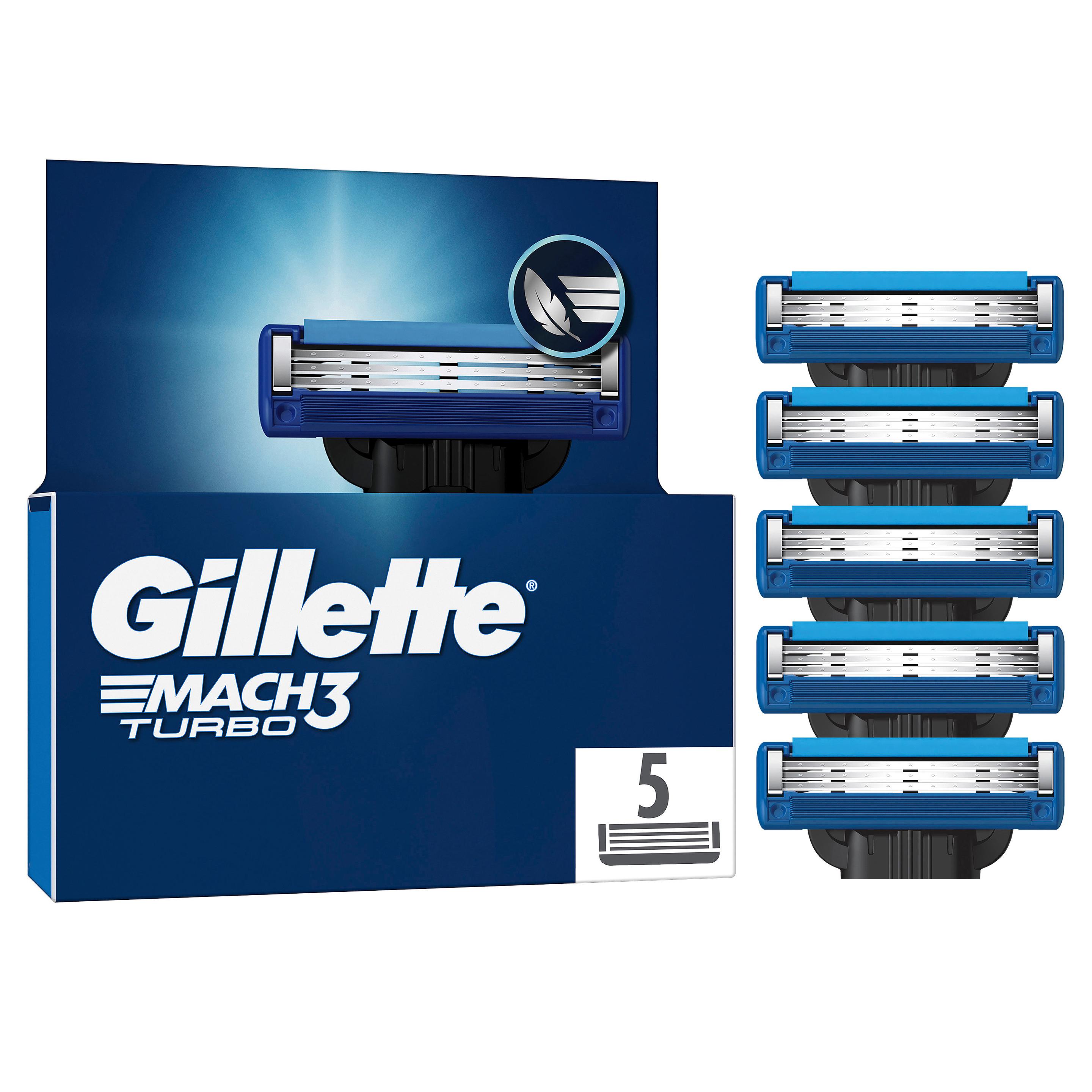 Gillette MACH3 Klingen Turbo 3D 5 Stück