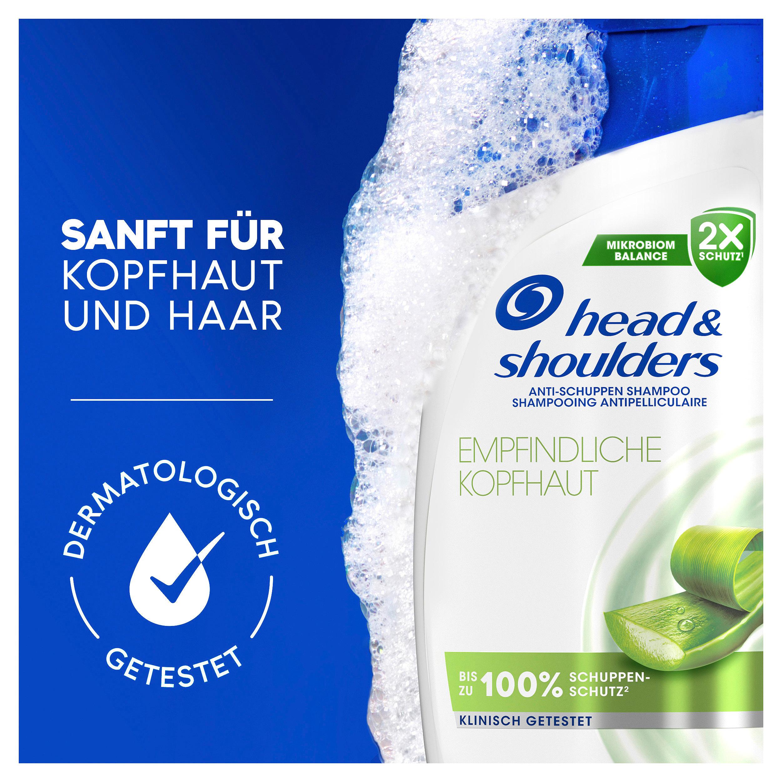 Produktbild head&shoulders Anti-Schuppen Shampoo für empfindliche Kopfhaut 6 von 8