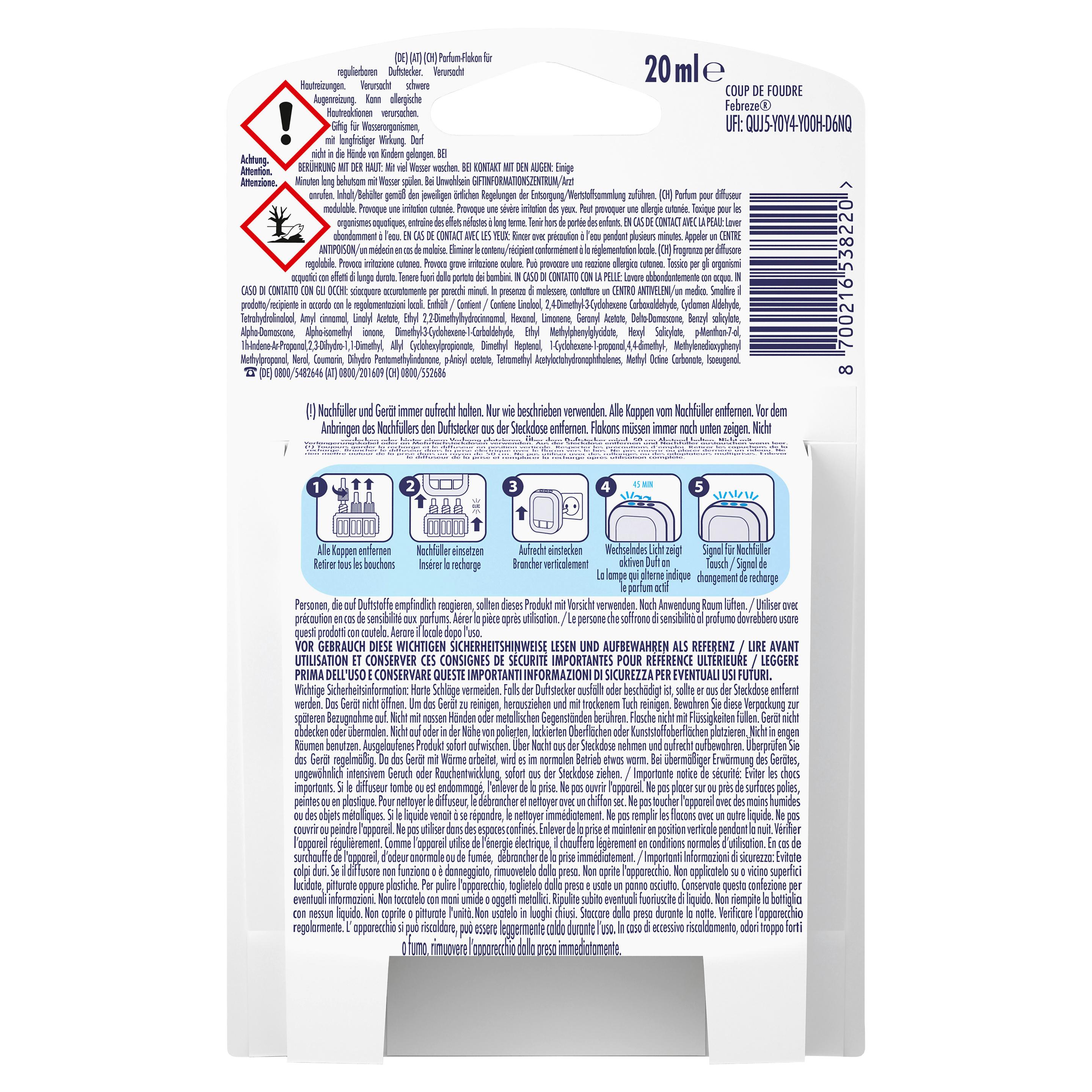 Produktbild Febreze 3volution Duftstecker Nachfüllflakon Rubin Blütenzauber 2 von 7