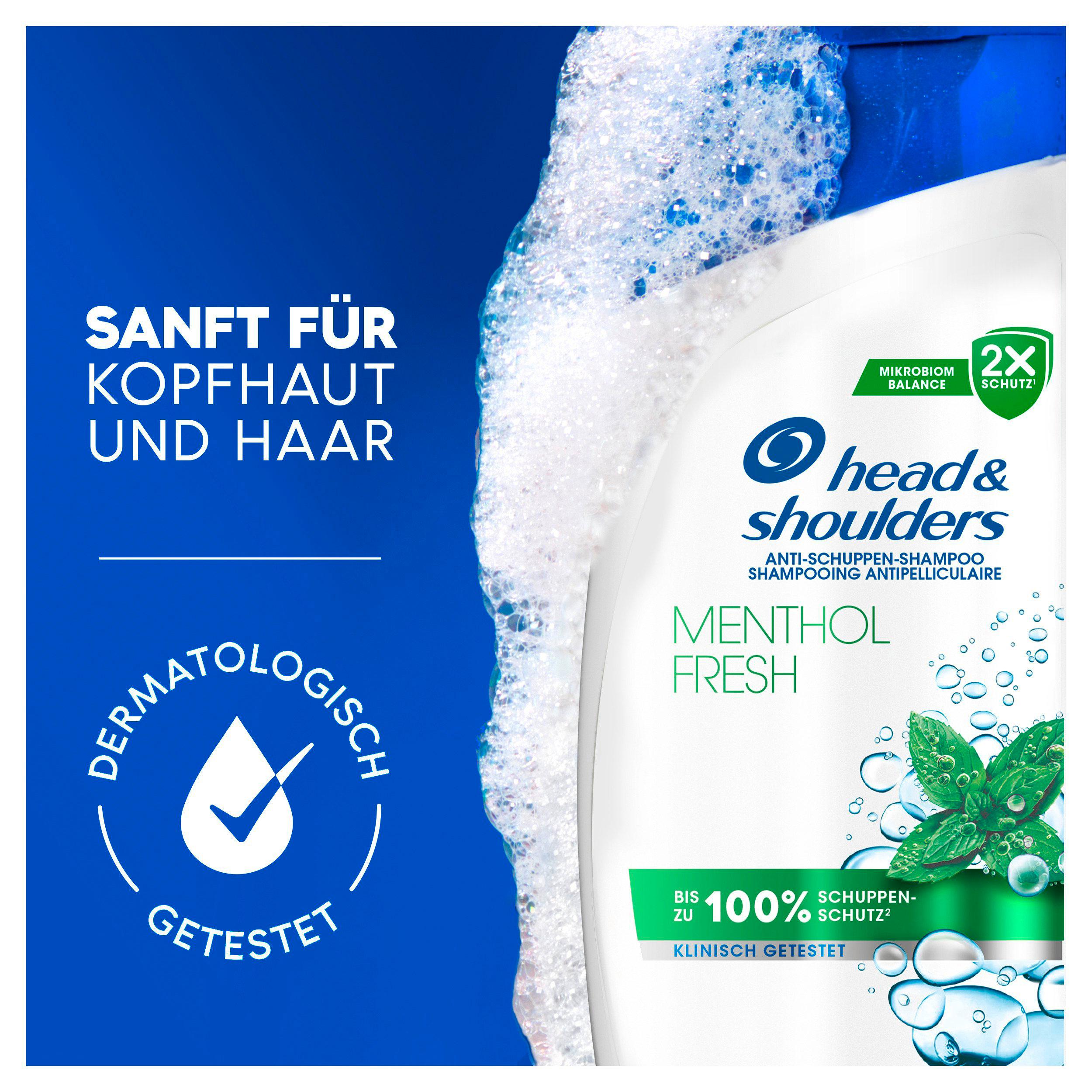 Produktbild head&shoulders Anti-Schuppen Shampoo Menthol Fresh 6 von 7