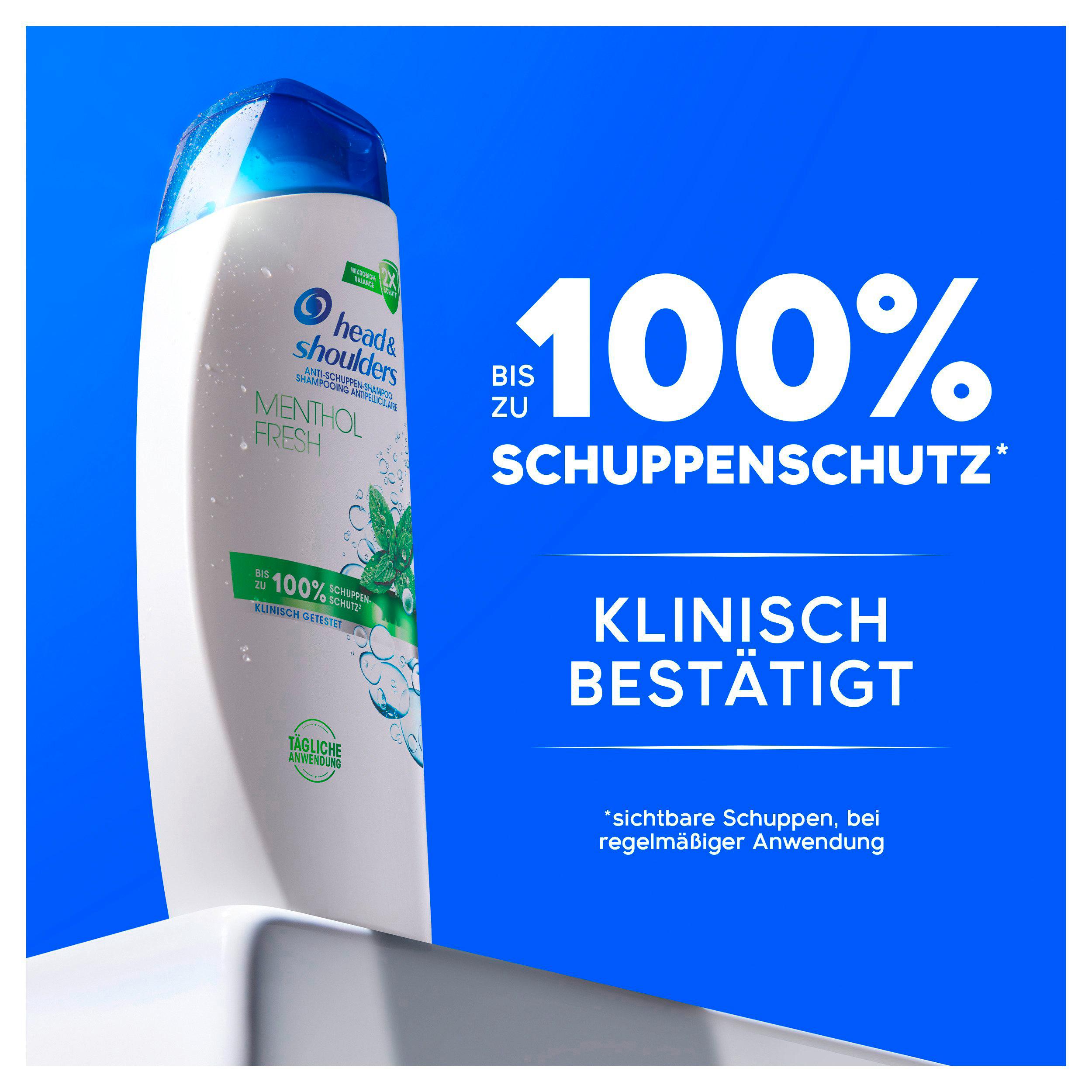 Produktbild head&shoulders Anti-Schuppen Shampoo Menthol Fresh 4 von 7