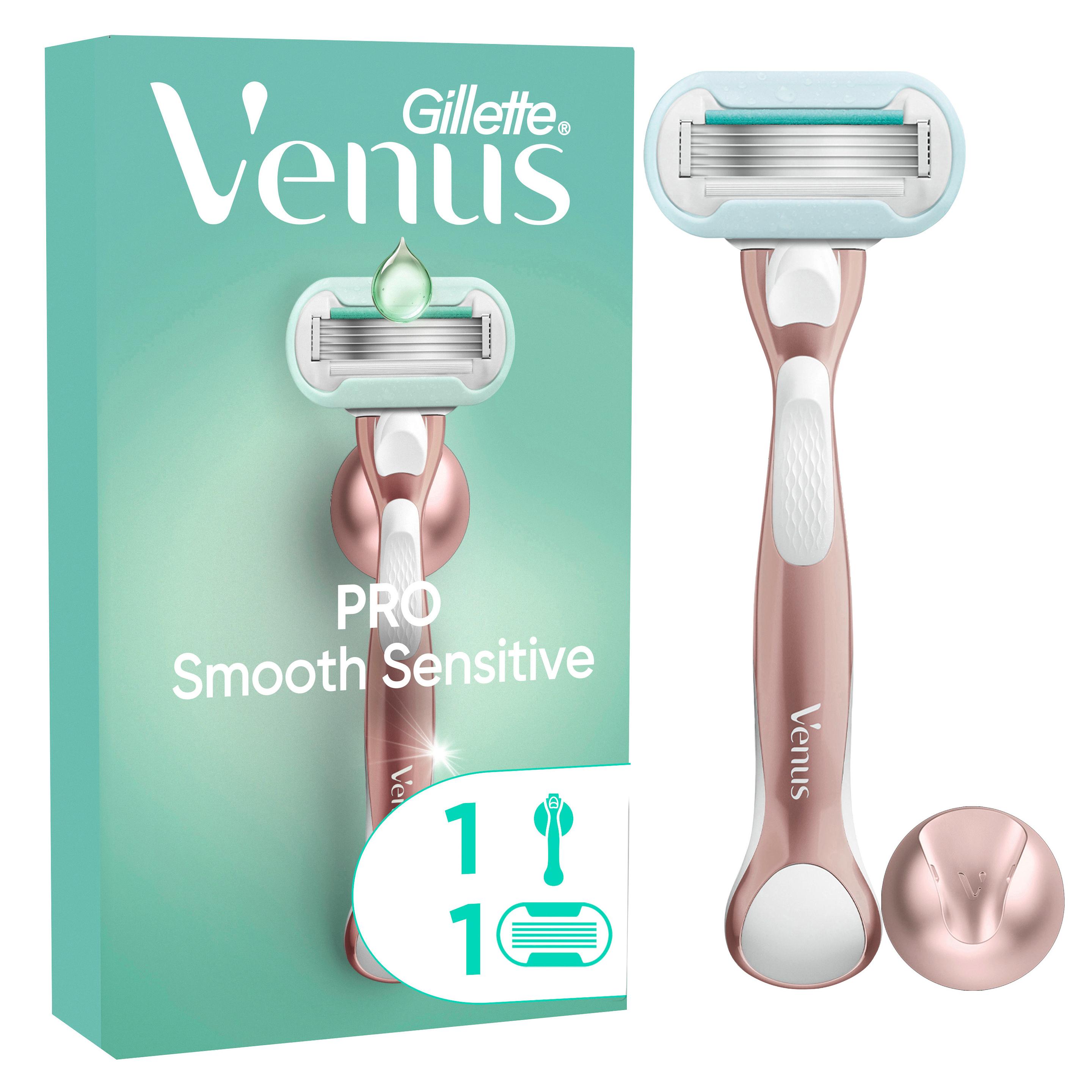 Gillette Venus Rasierer Deluxe Smooth Sensitive Rosegold