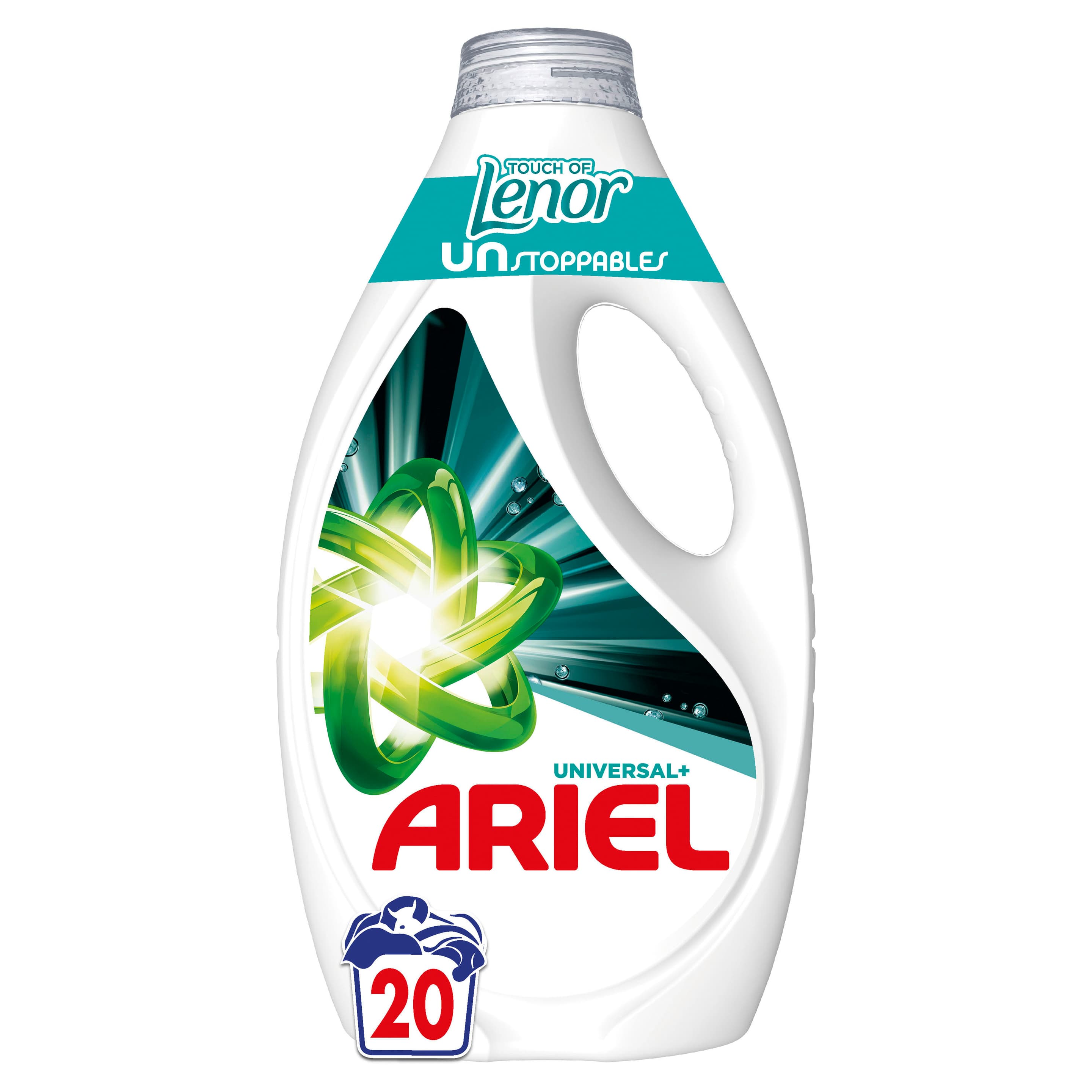  Ariel Universal+ Touch Of Lenor Unstoppables Flüssigwaschmittel