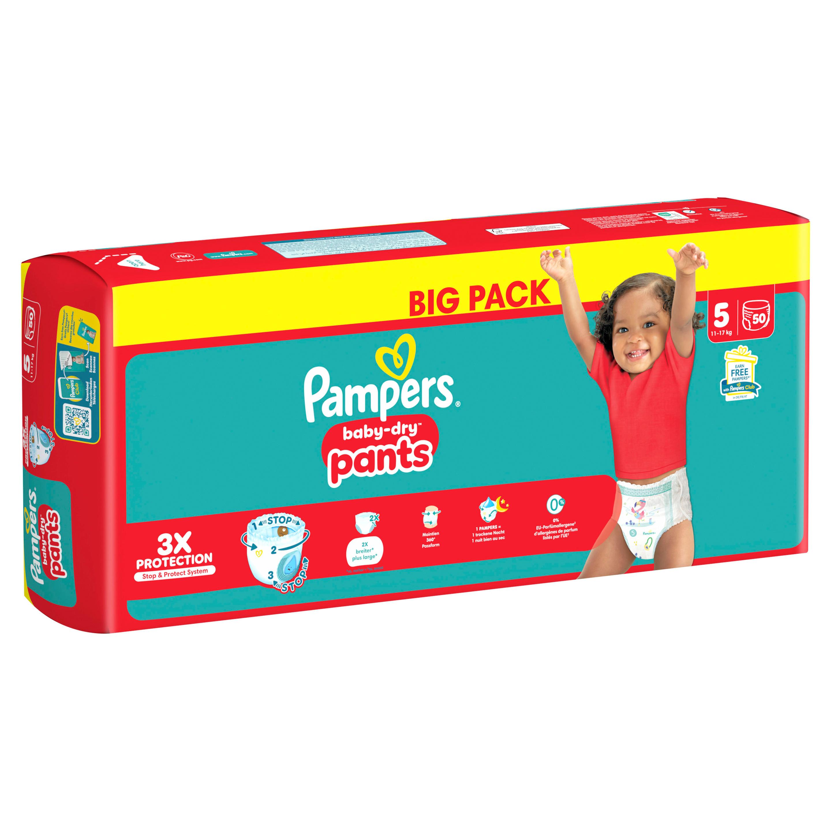 Produktbild Pampers Baby Dry Pants Windeln Gr.5 Junior 11-17kg Big Pack 3 von 17