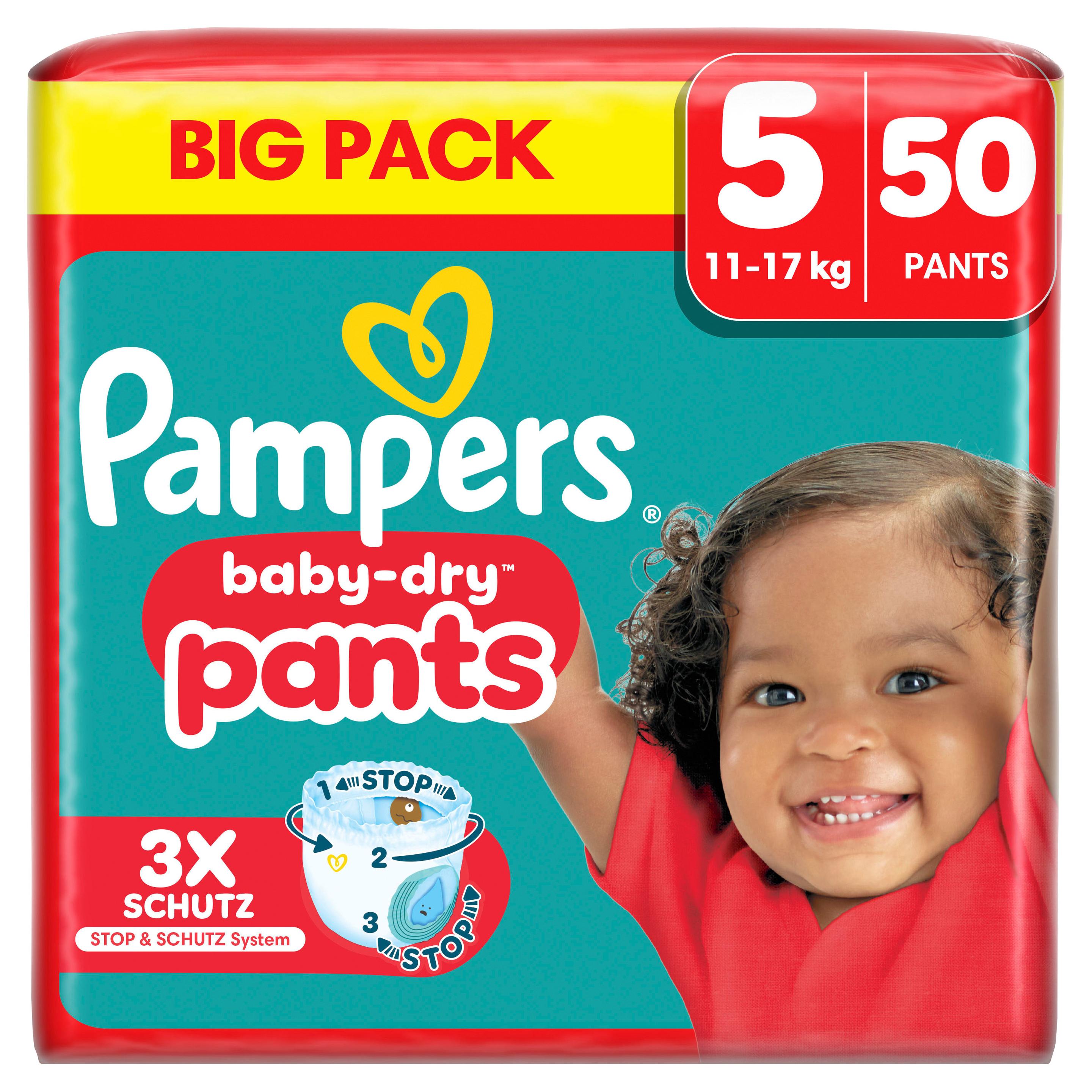 Pampers Baby Dry Pants Windeln Gr.5 Junior 11-17kg Big Pack