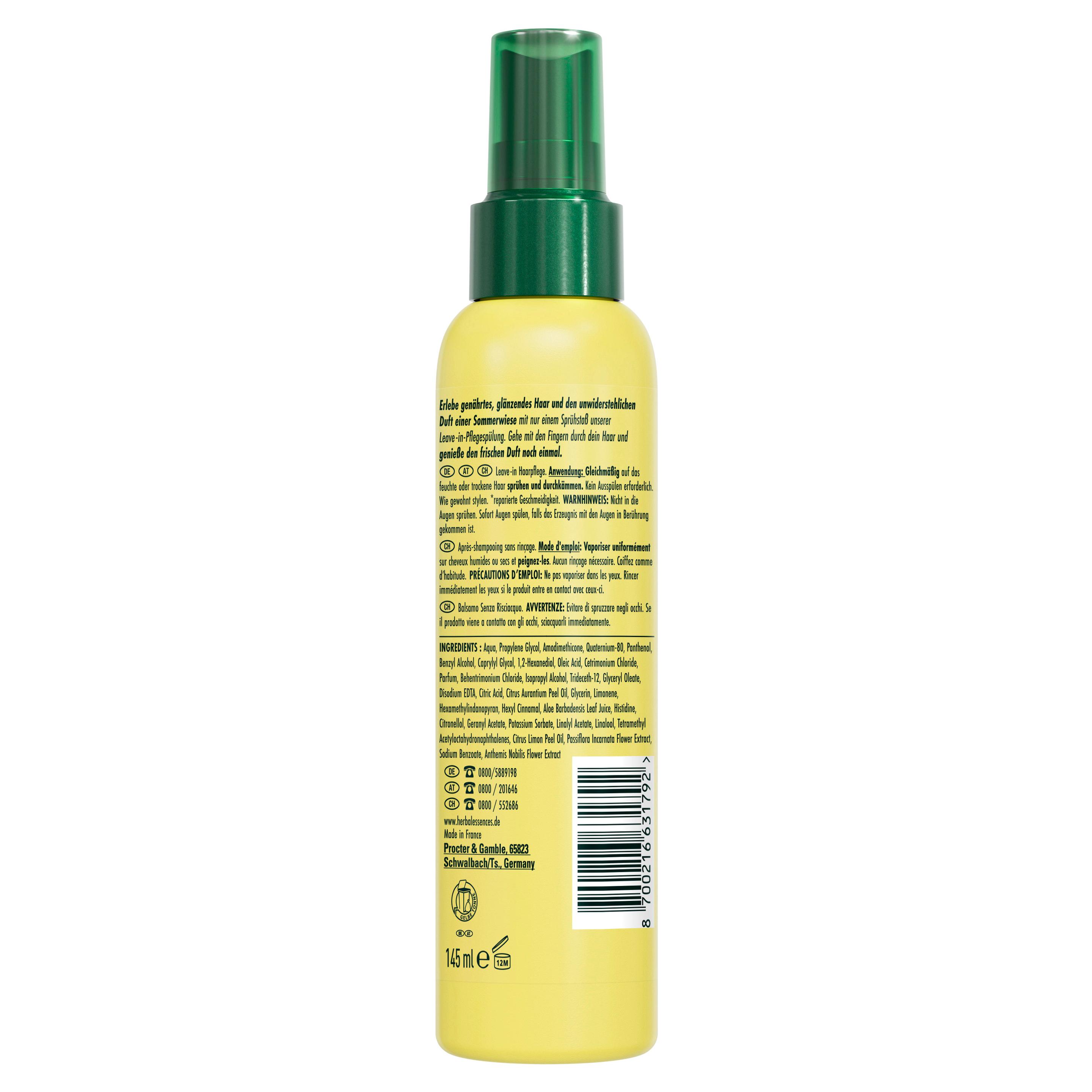 Produktbild Herbal Essences Leave-In Spray Geschmeidig&Glänzend Kamille 2 von 7