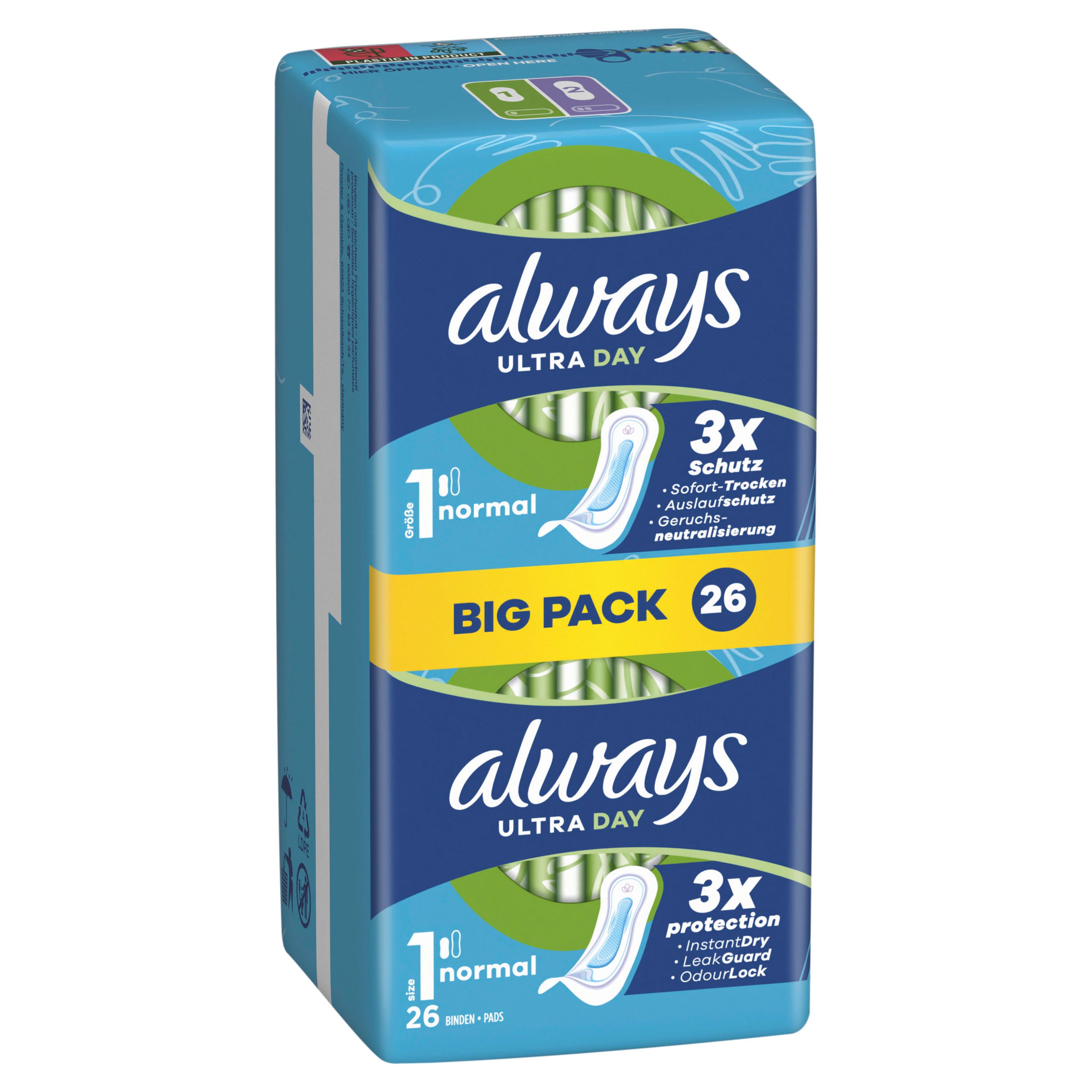 Produktbild Always ultra Damenbinden Normal BigPack  6 von 8