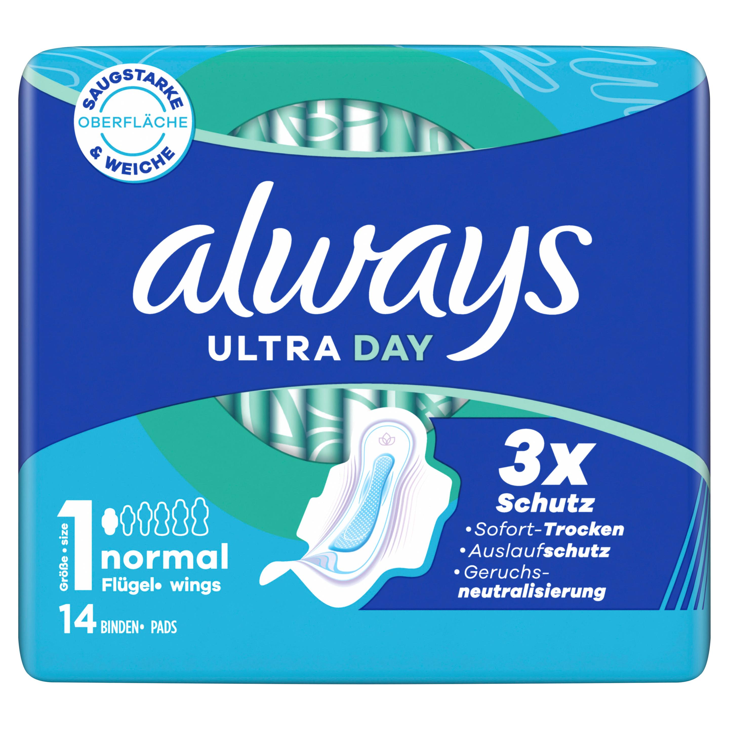 Always ultra Damenbinden Normal mit Flügeln