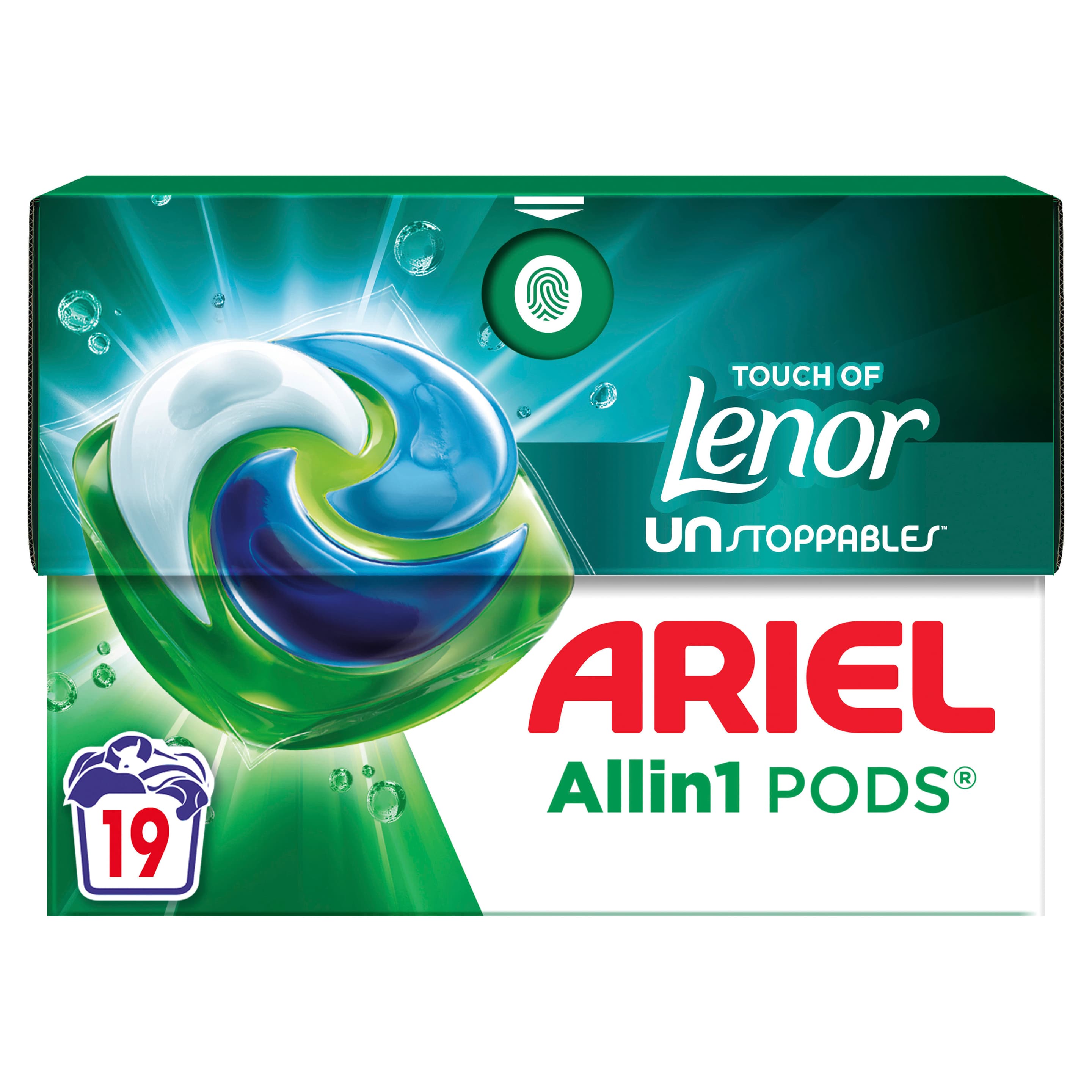 Ariel Vollwaschmittel All-in-1 PODS Universal+ Touch of Lenor Unstoppables 19WL