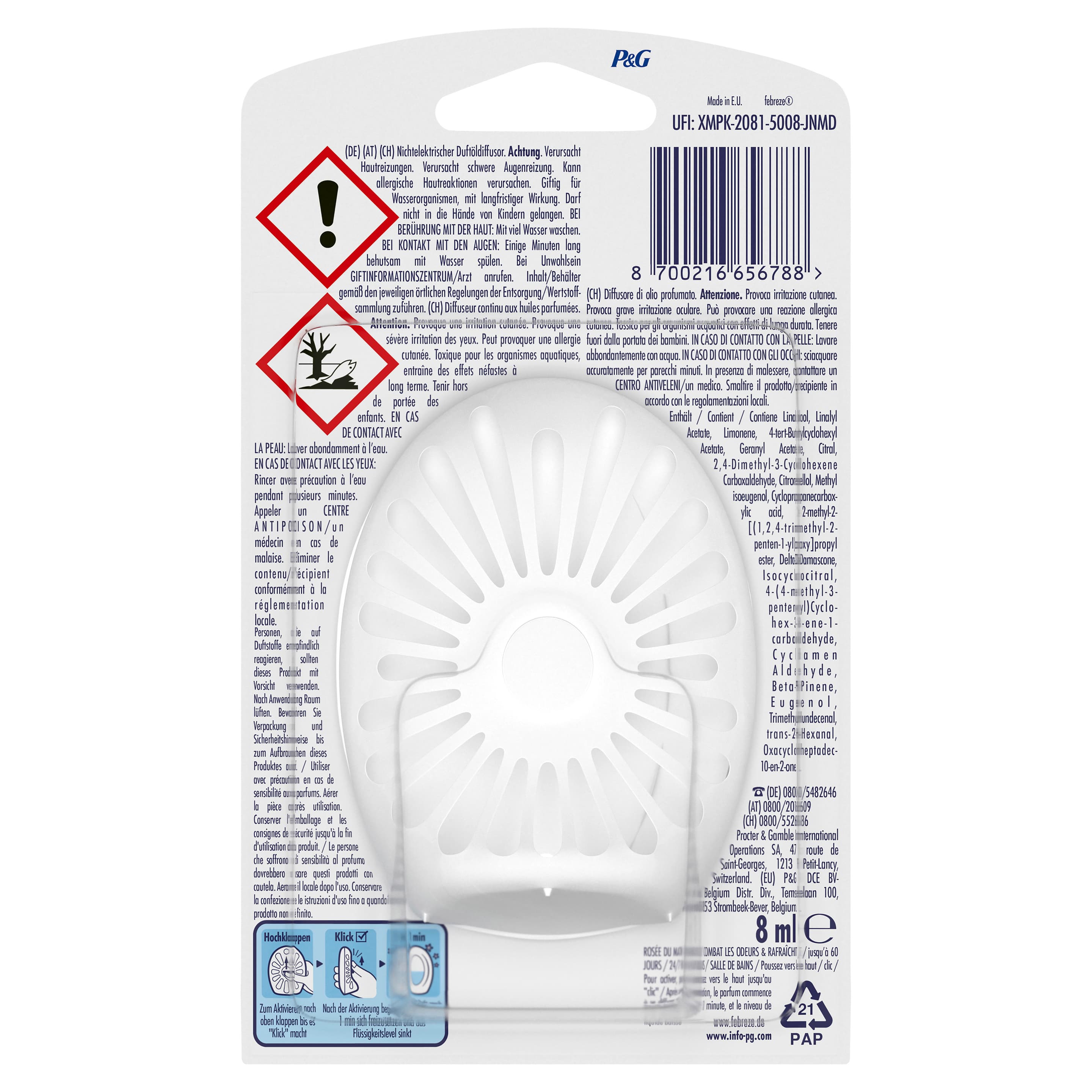 Produktbild Febreze Duftdepot Bad Lufterfrischer Frühlingserwachen 3 von 4