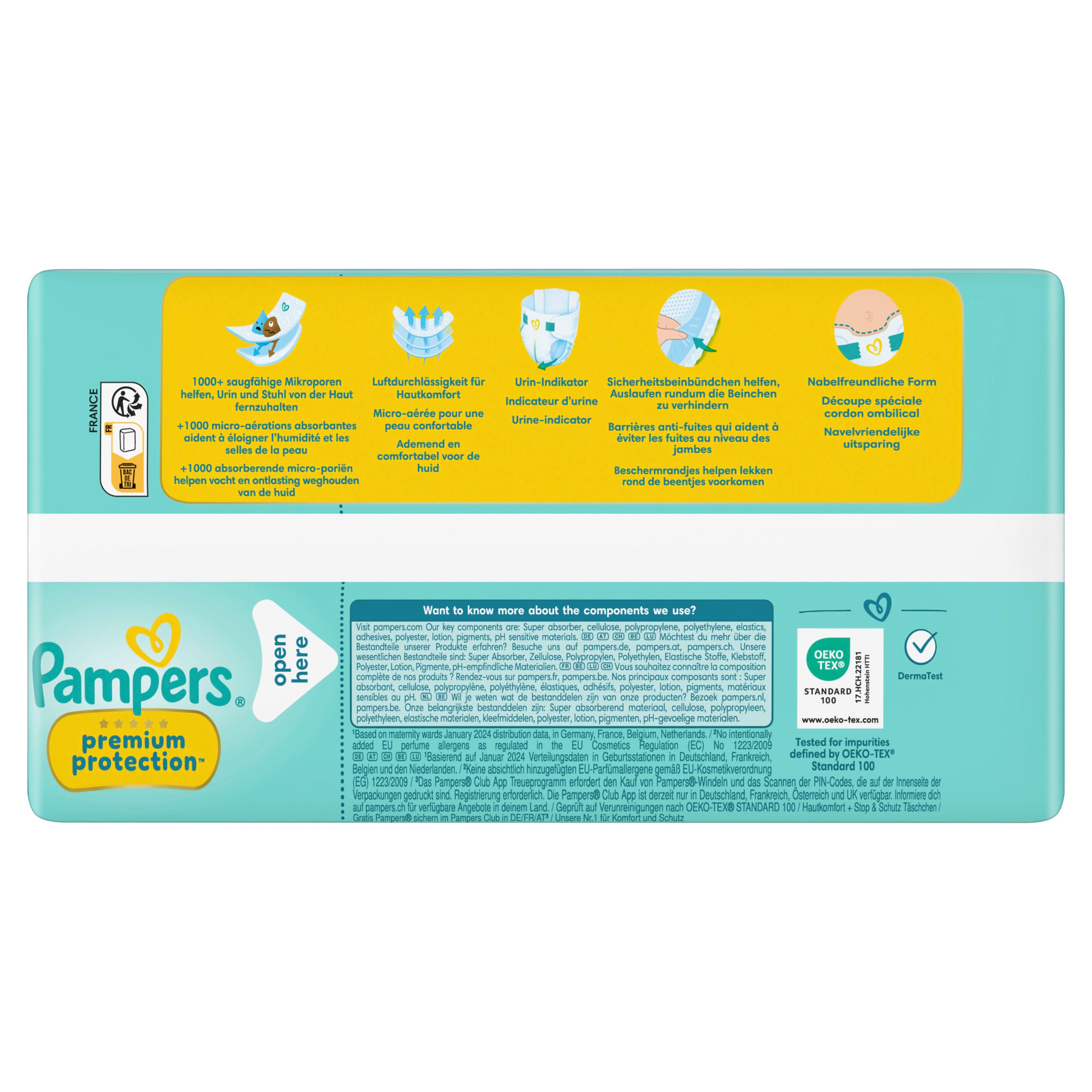Produktbild Pampers Premium Protection New Baby Windeln Gr.1 Newborn 2-5kg Single Pack 10 von 11