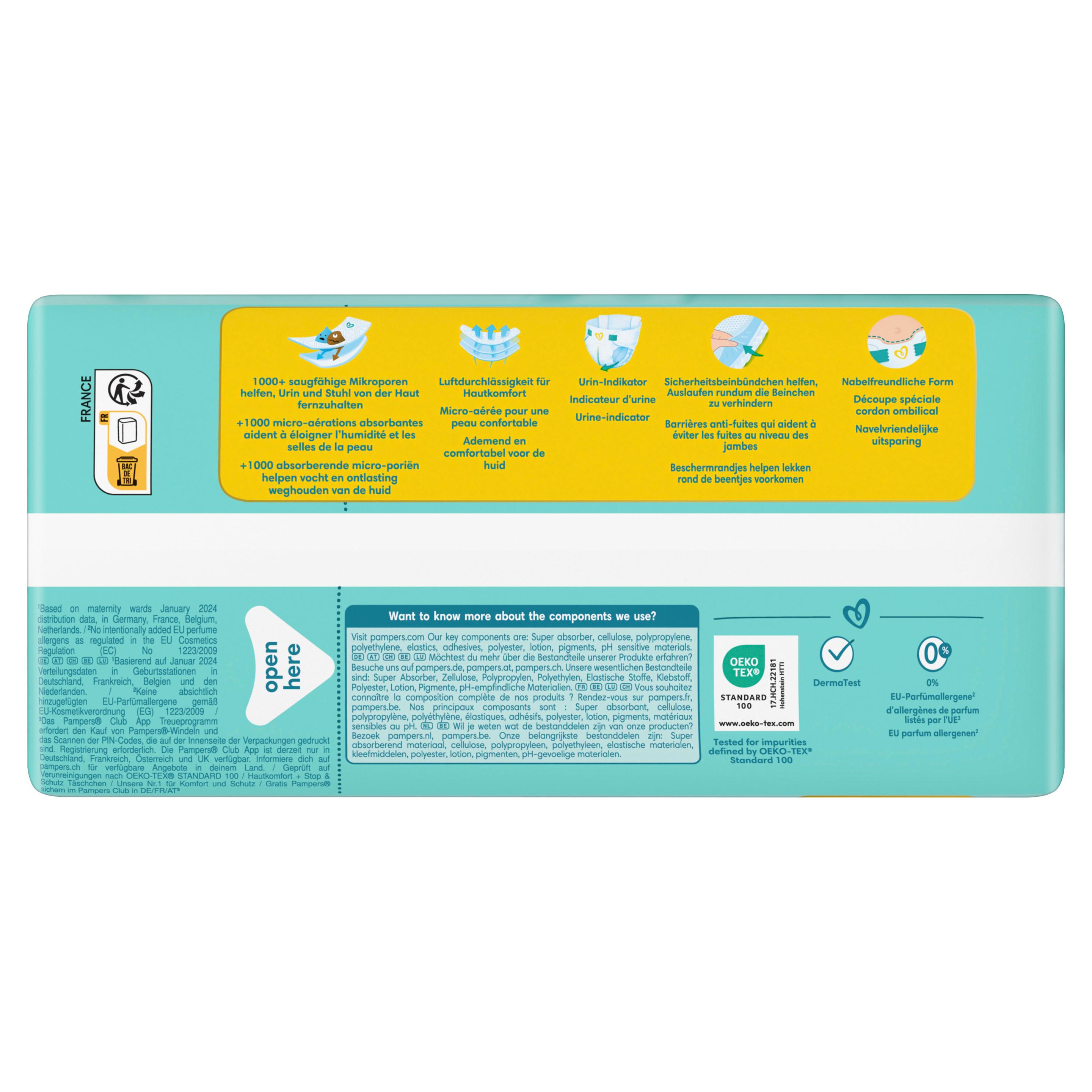 Produktbild Pampers Premium Protection New Baby Windeln Gr.2 Mini 4-8kg Single Pack  4 von 11
