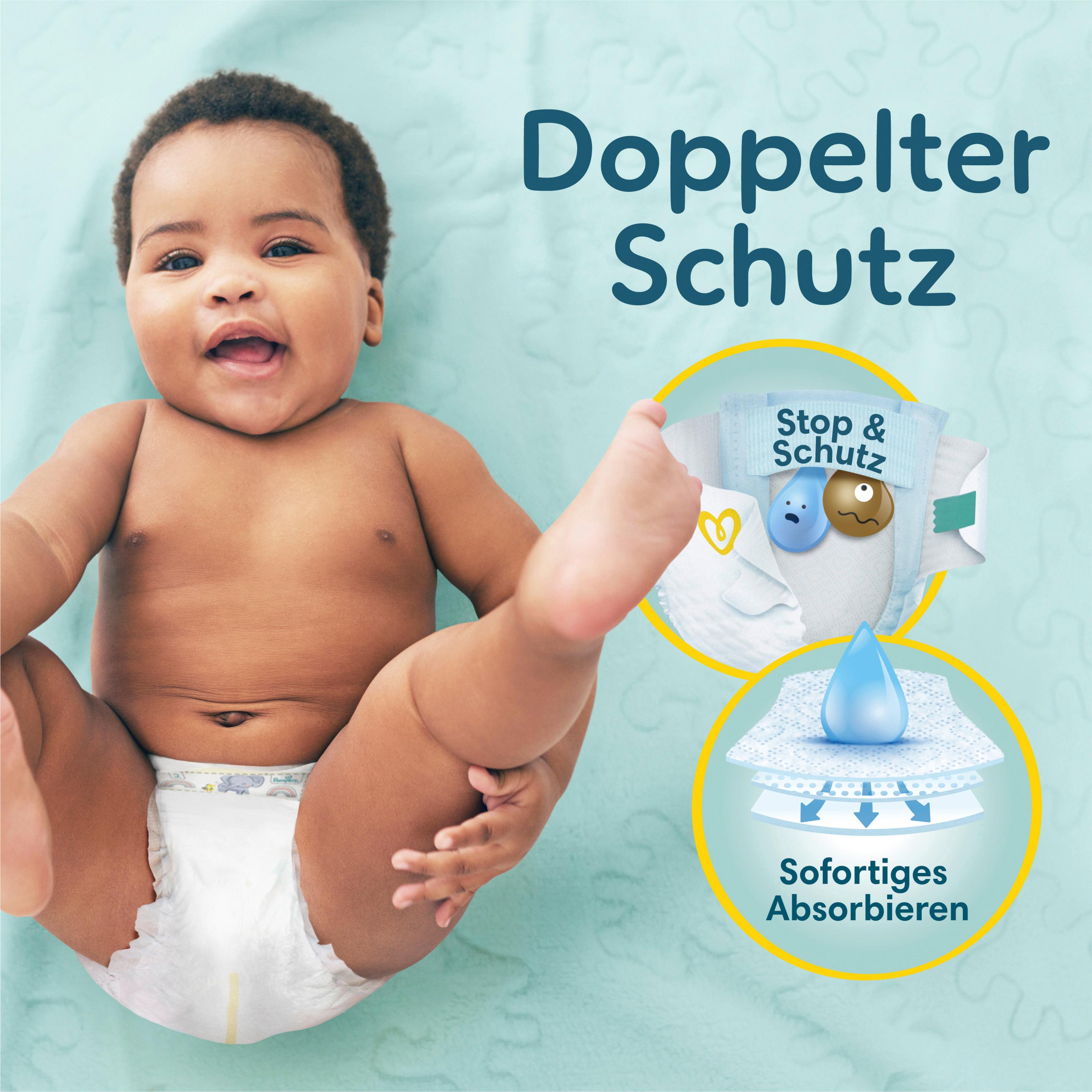 Produktbild Pampers Premium Protection New Baby Windeln Gr.2 Mini 4-8kg Single Pack  7 von 11