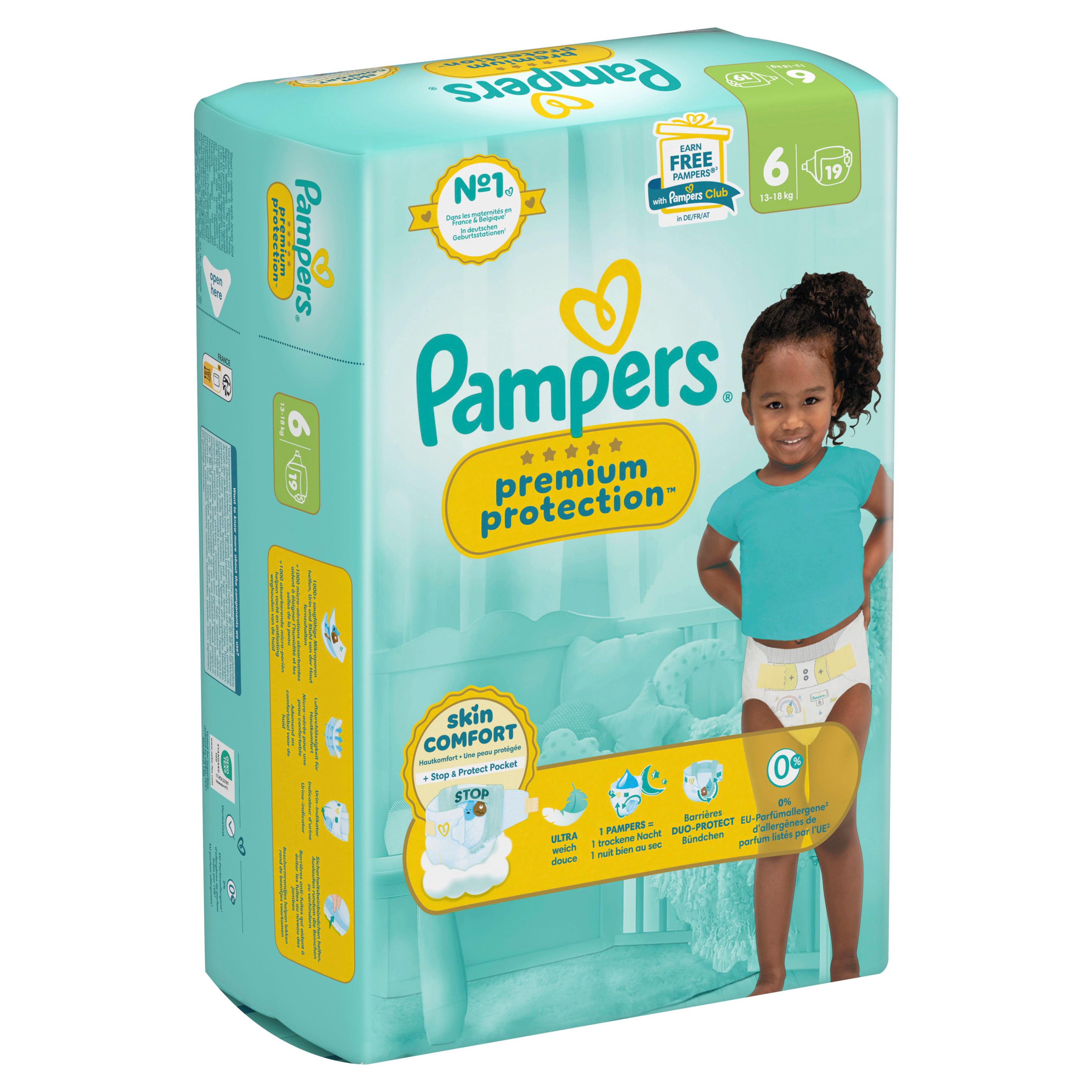 Produktbild Pampers Premium Protection Windeln Gr.6 Extra Large 13+kg Single Pack  10 von 12