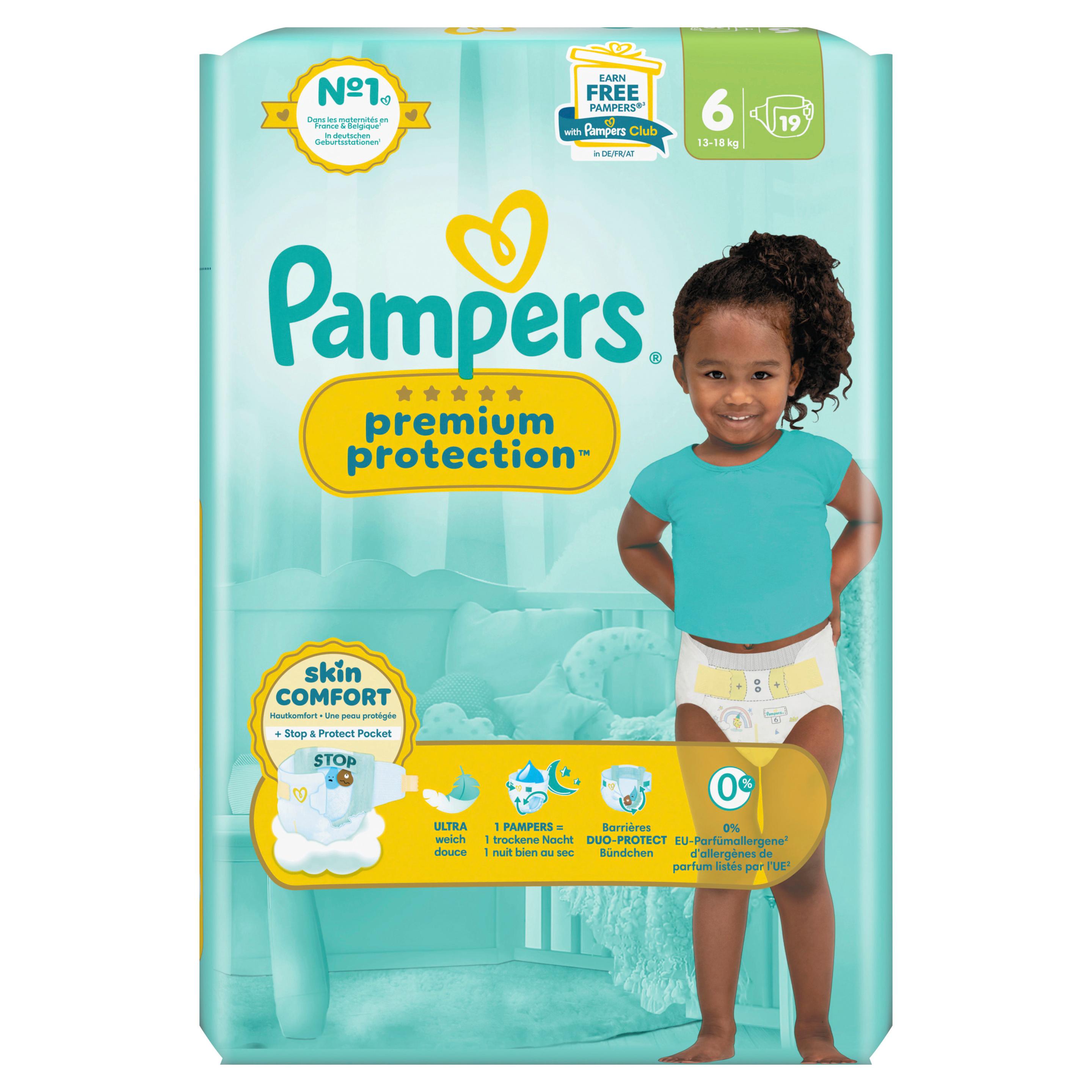 Pampers Premium Protection Windeln Gr.6 Extra Large 13+kg Single Pack 