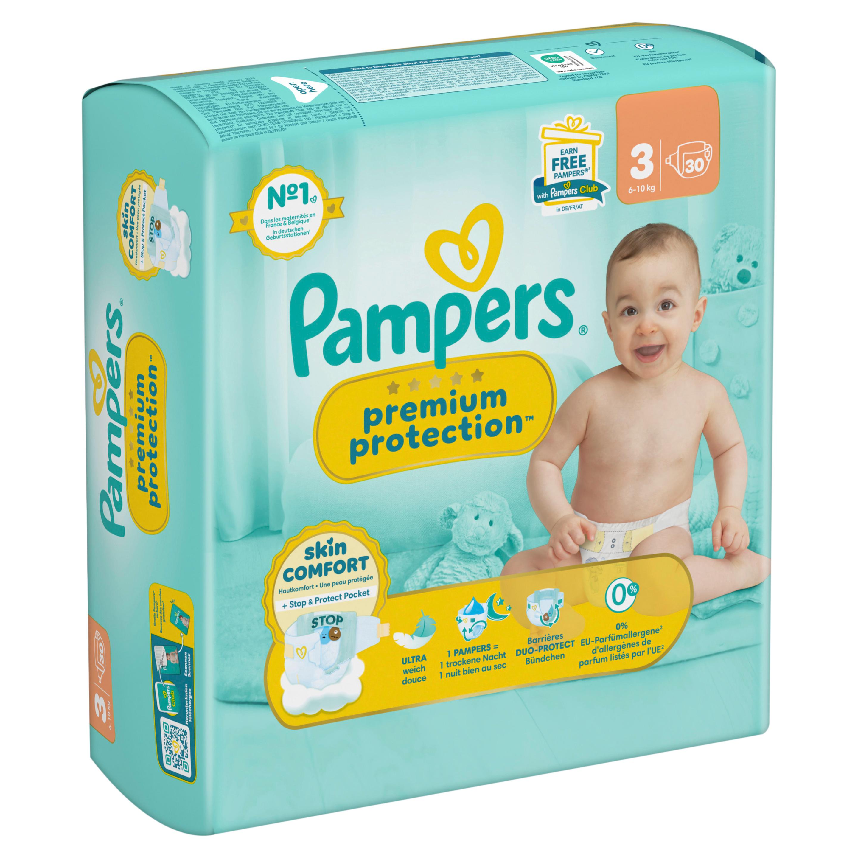 Produktbild Pampers Premium Protection Windeln Gr.3 Midi 6-10kg Single Pack  5 von 17