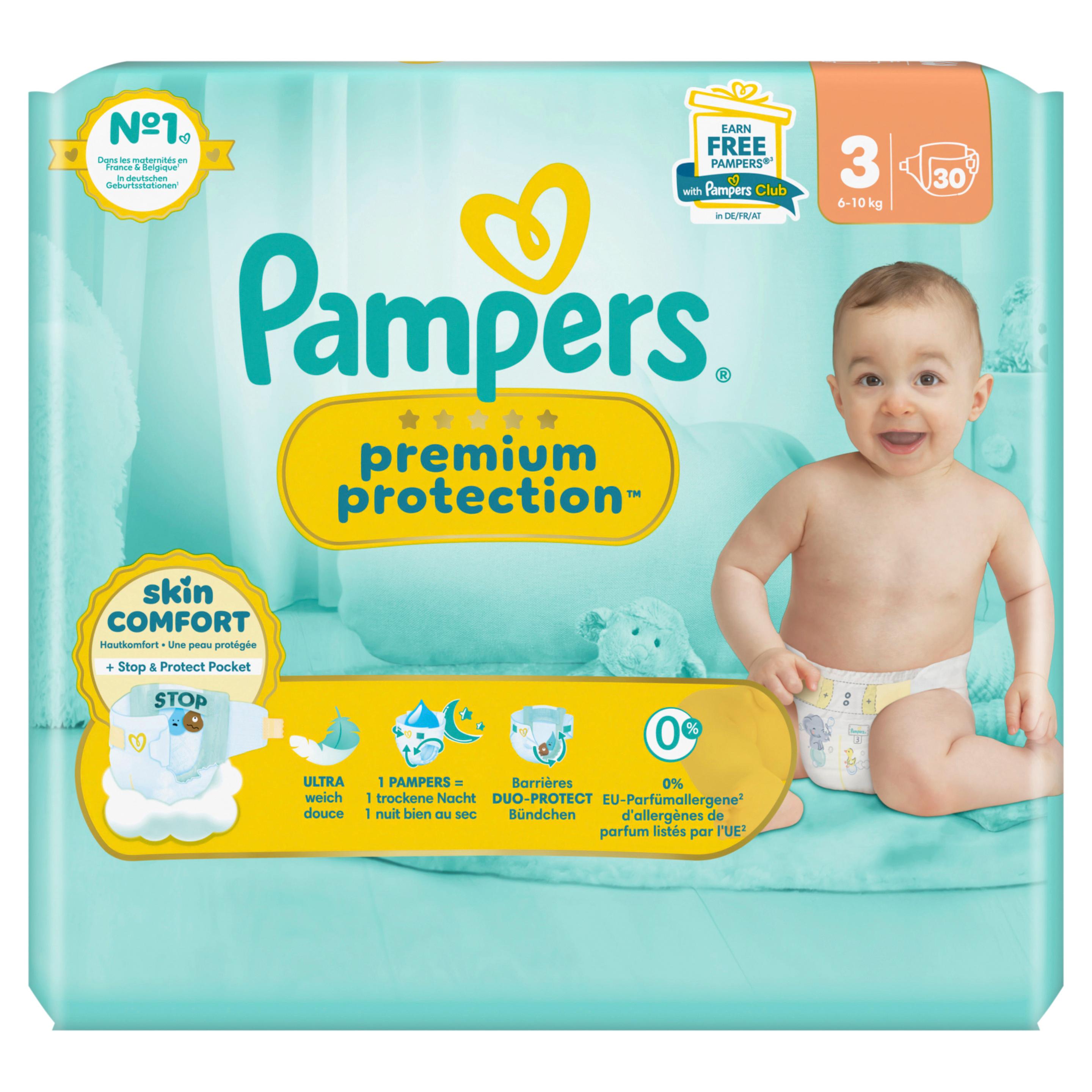 Produktbild Pampers Premium Protection Windeln Gr.3 Midi 6-10kg Single Pack  3 von 17