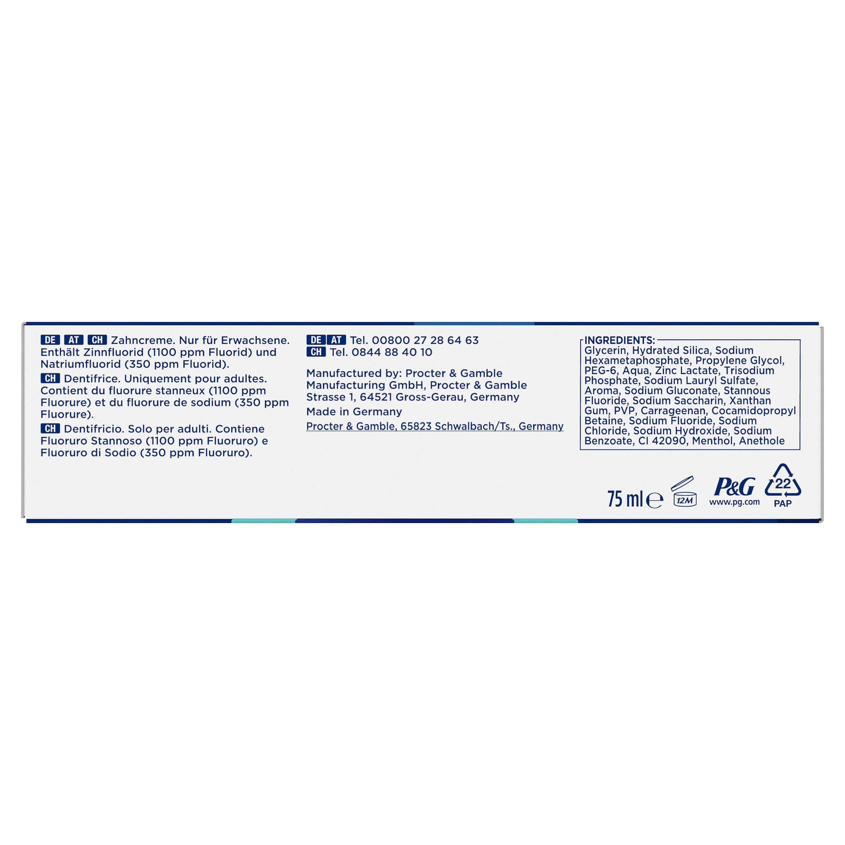 Produktbild Oral-B Zahncreme Professional Plaque Prophylaxe 4 von 4