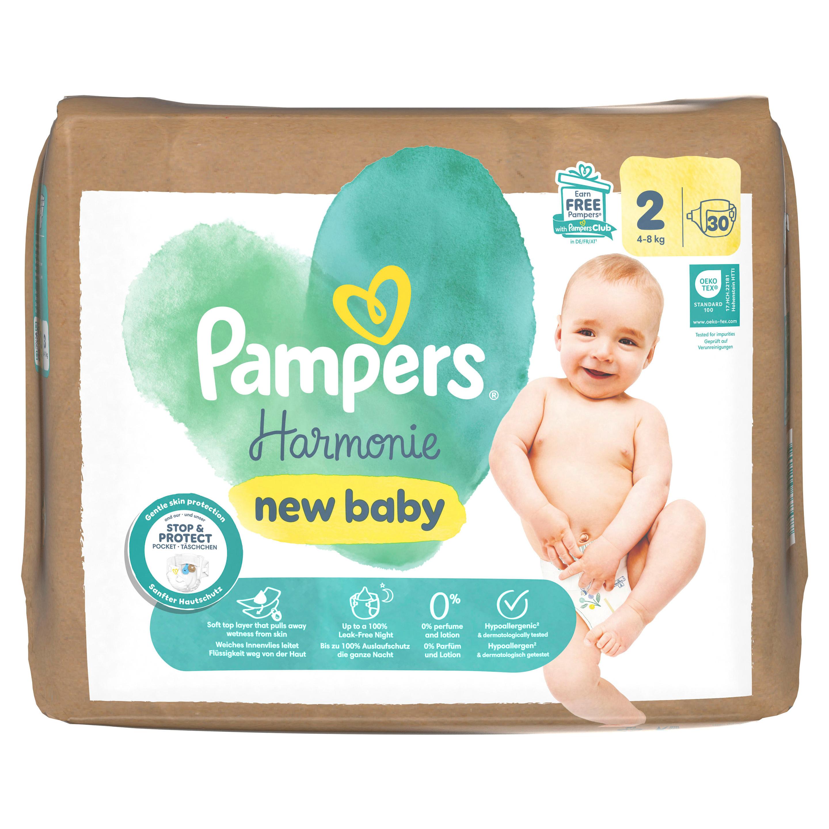 Produktbild Pampers Harmonie Windeln Gr.2 Mini 4-8kg Single Pack  2 von 11