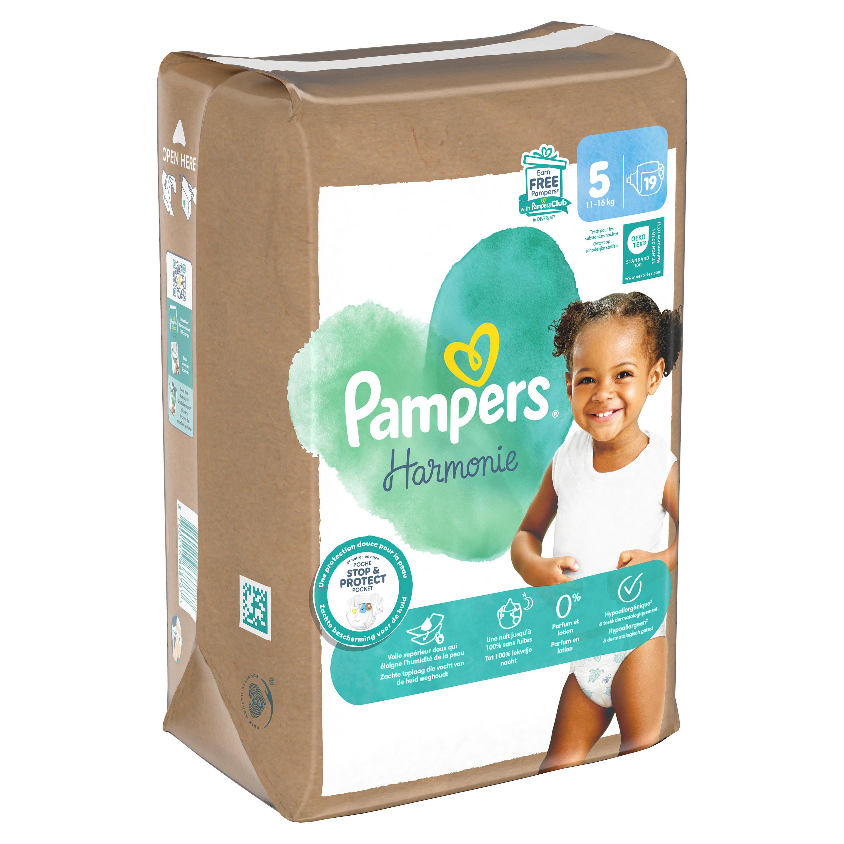 Produktbild Pampers Harmonie Windeln Gr.5 Junior 11+kg Single Pack 19 ST 4 von 11