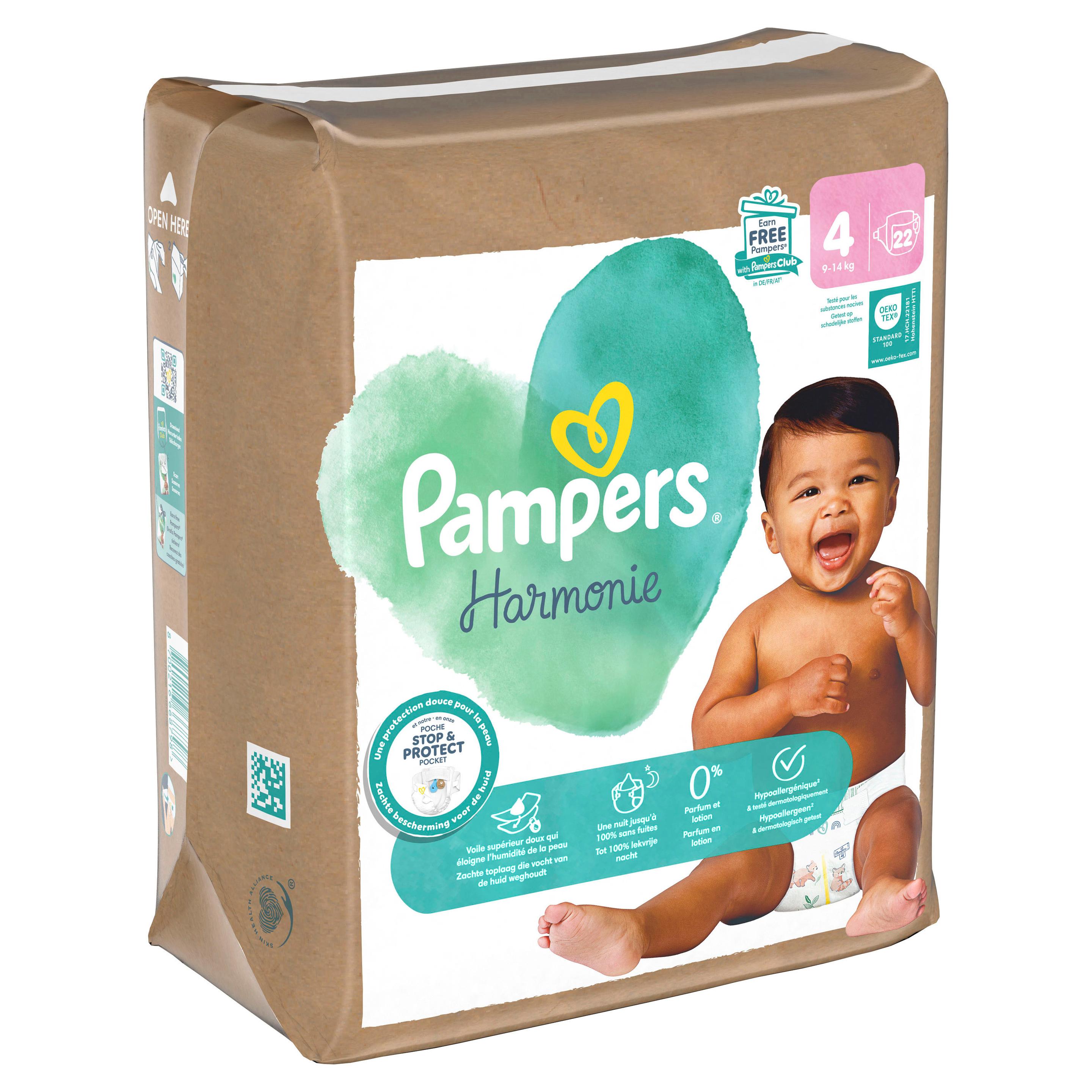 Produktbild Pampers Harmonie Windeln Gr.4 Maxi 9-14kg Single Pack 3 von 11