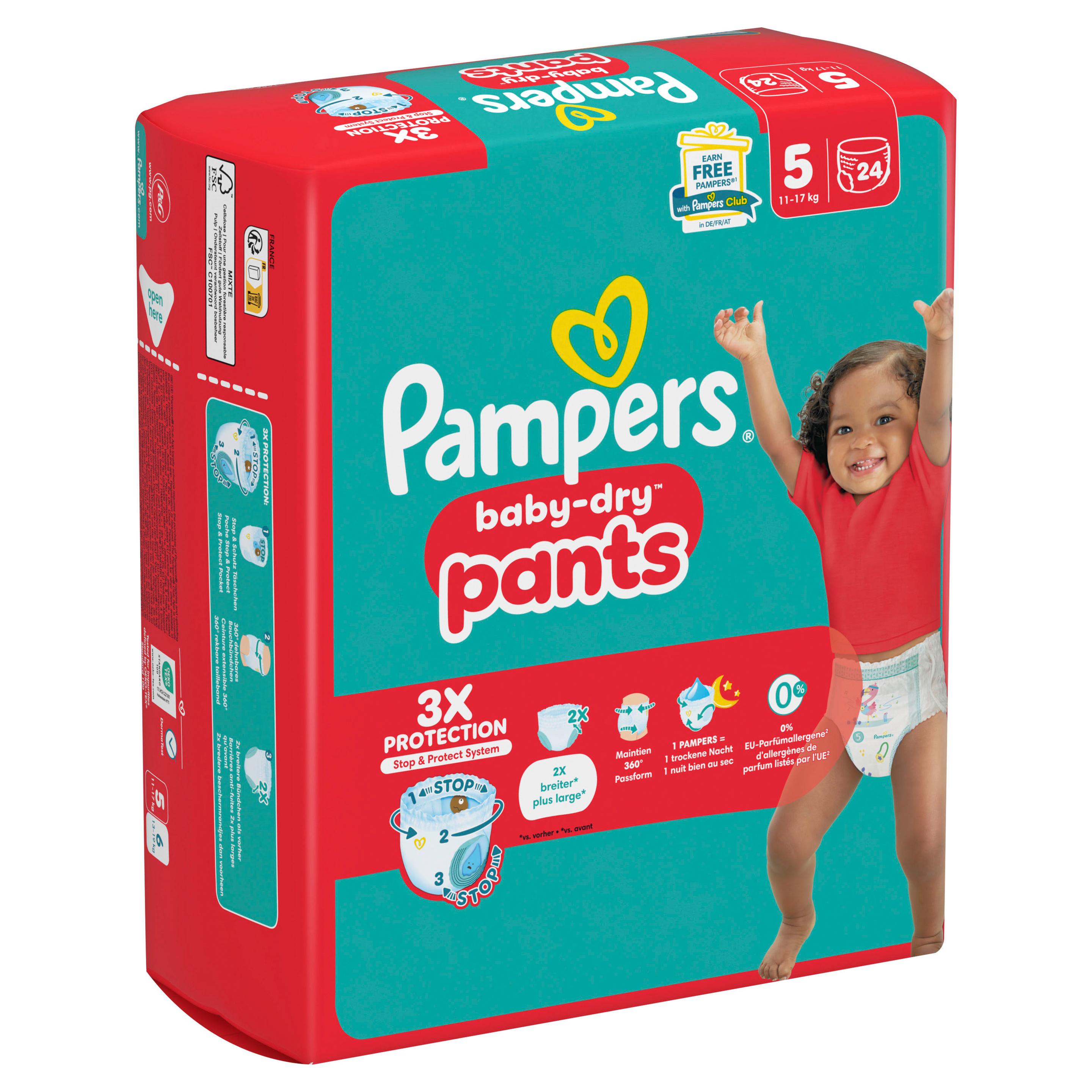 Produktbild Pampers Baby Dry Pants Windeln Gr.5 Junior 11-17kg Single Pack 4 von 13