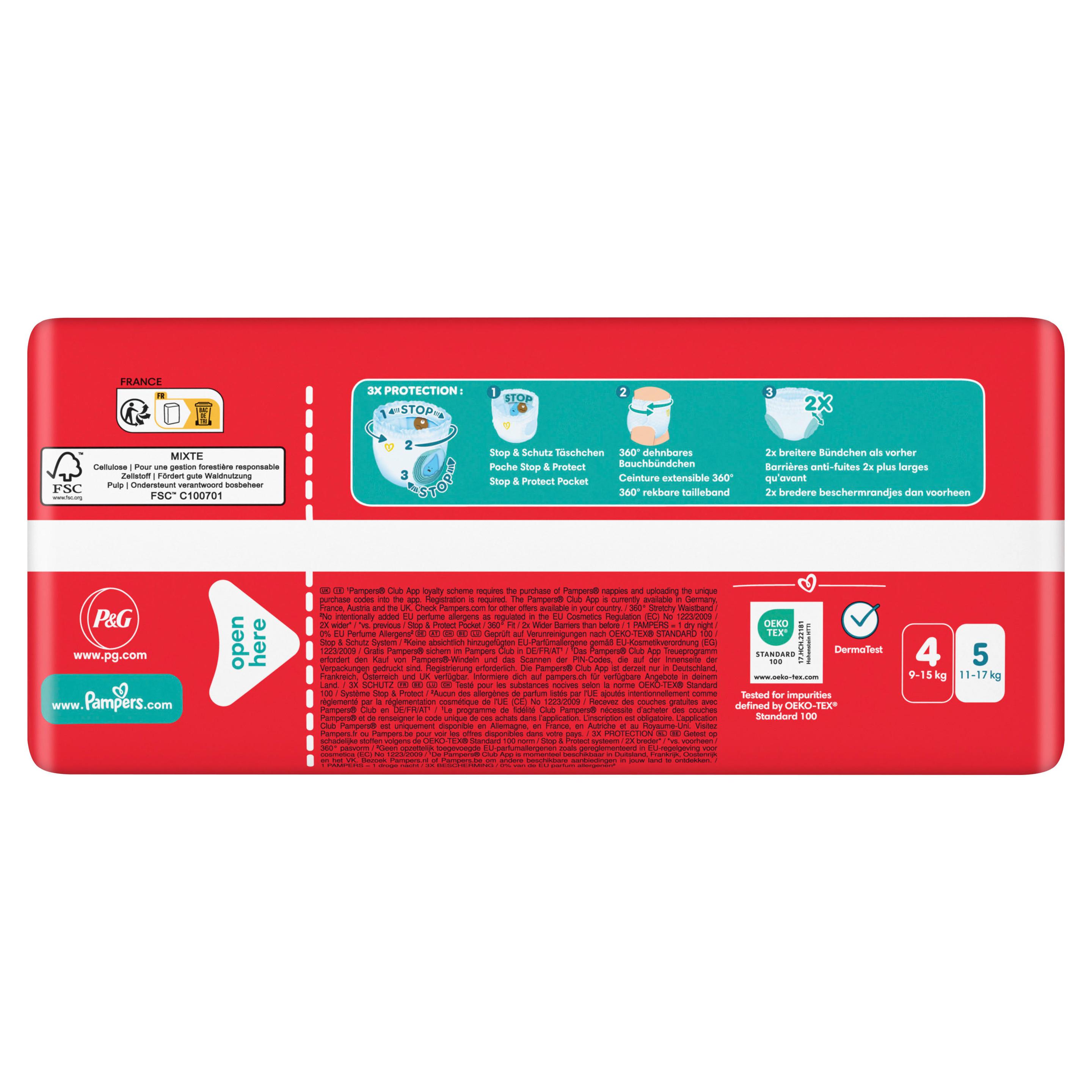 Produktbild Pampers Baby Dry Pants Windeln Gr.4 Maxi 9-15kg Single Pack 10 von 13
