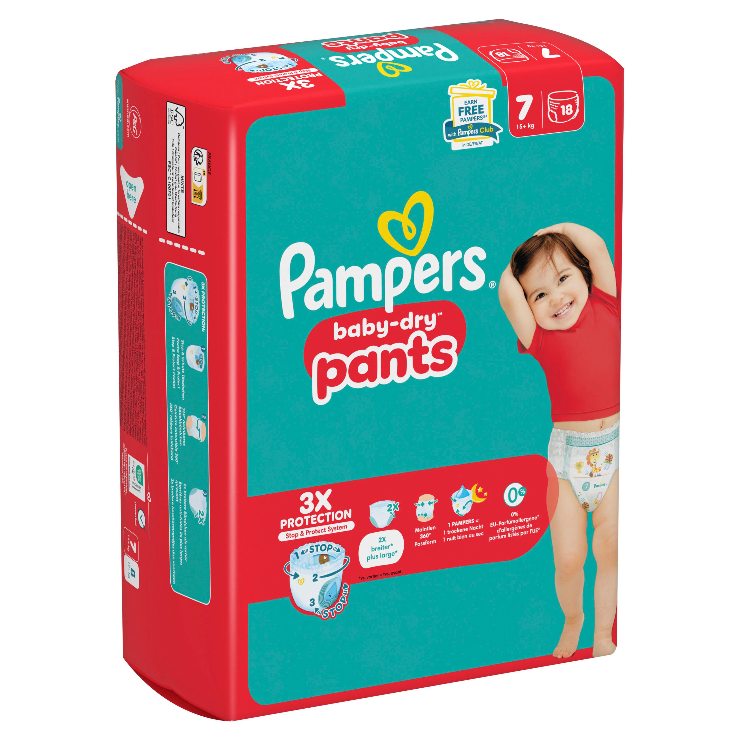 Produktbild Pampers Baby Dry Pants Windeln Gr.7 Extra Large 15+kg Single Pack 13 von 13