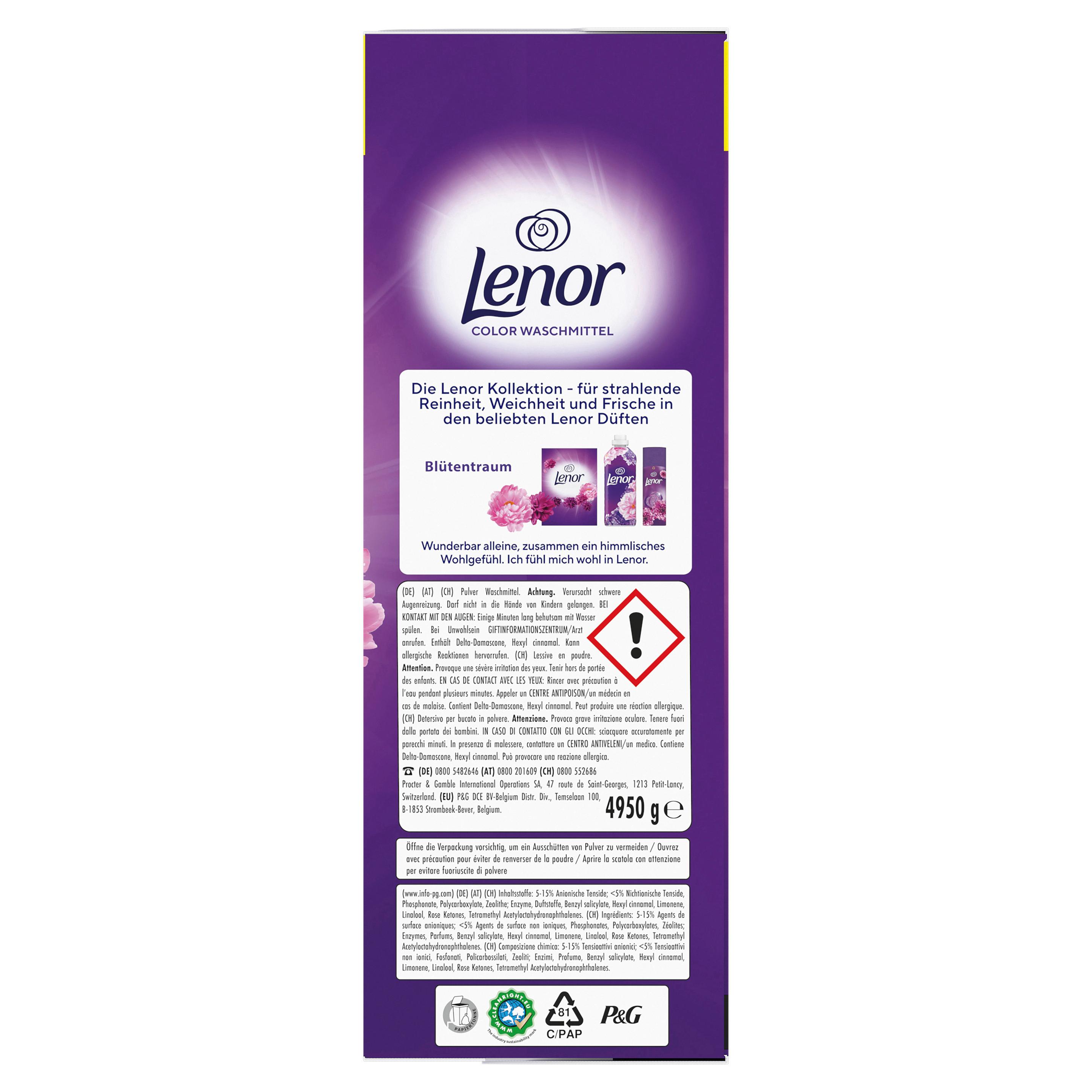 Produktbild Lenor Waschmittel Pulver Blütentraum 90WL 2 von 5
