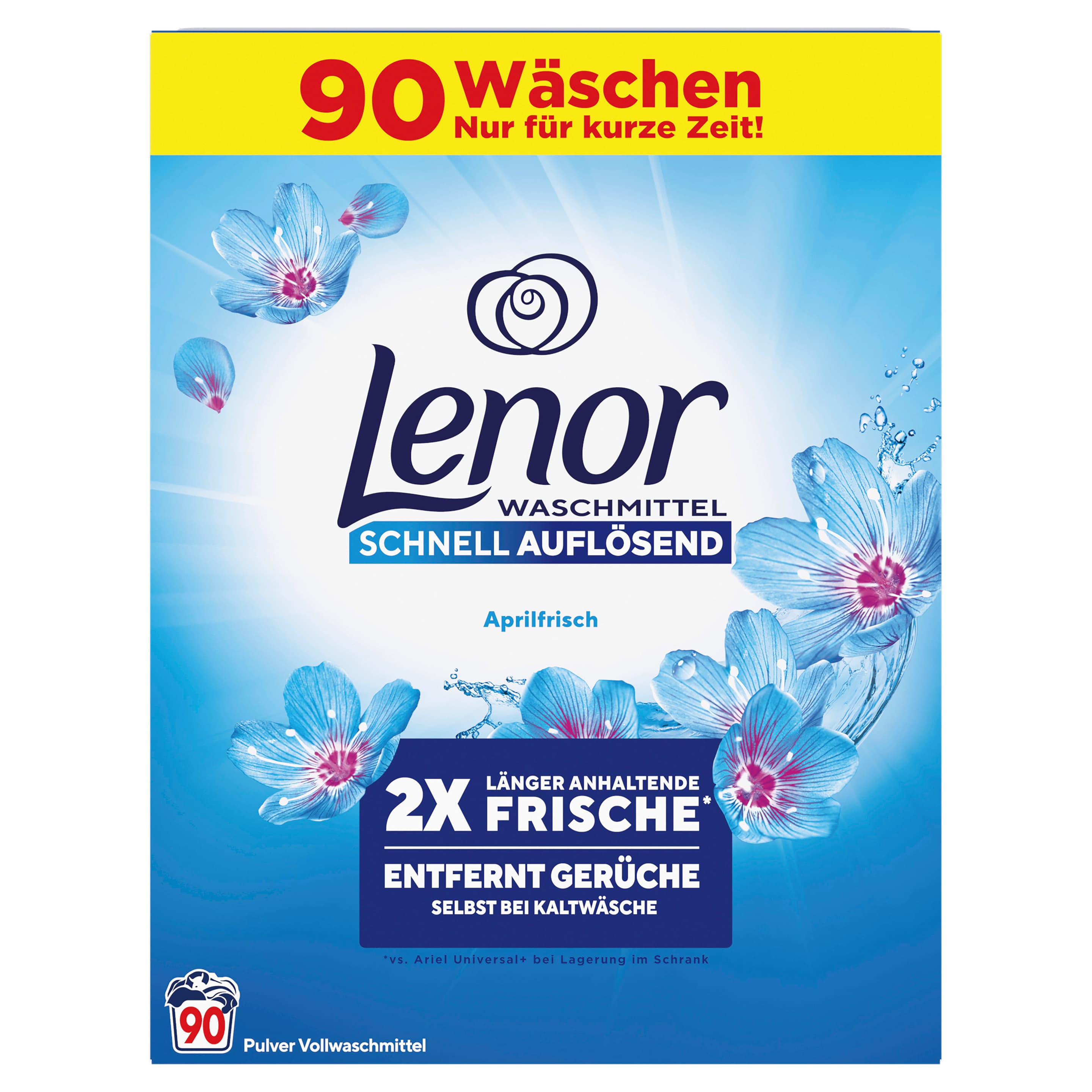 Lenor Vollwaschmittel Pulver Aprilfrisch - 90WL